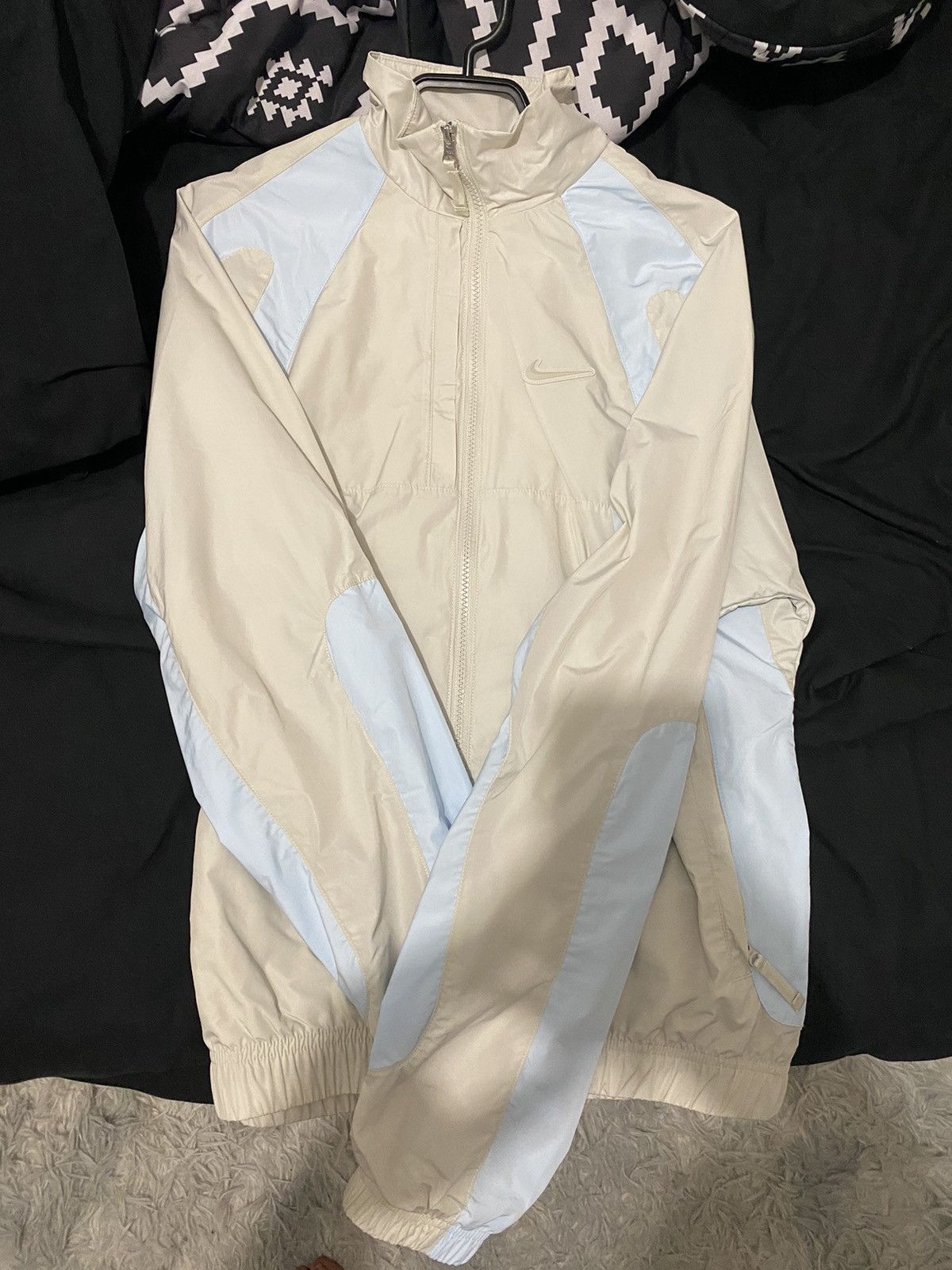 image of Nike Nocta Windbreaker in Beige, Men's (Size Small)