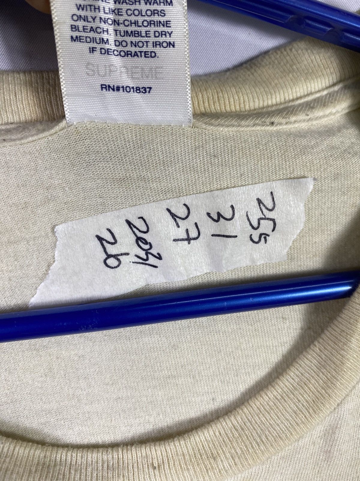 Supreme Supreme long sleeve plain distressed style size XL Size US XL / EU 56 / 4 - 6 Thumbnail