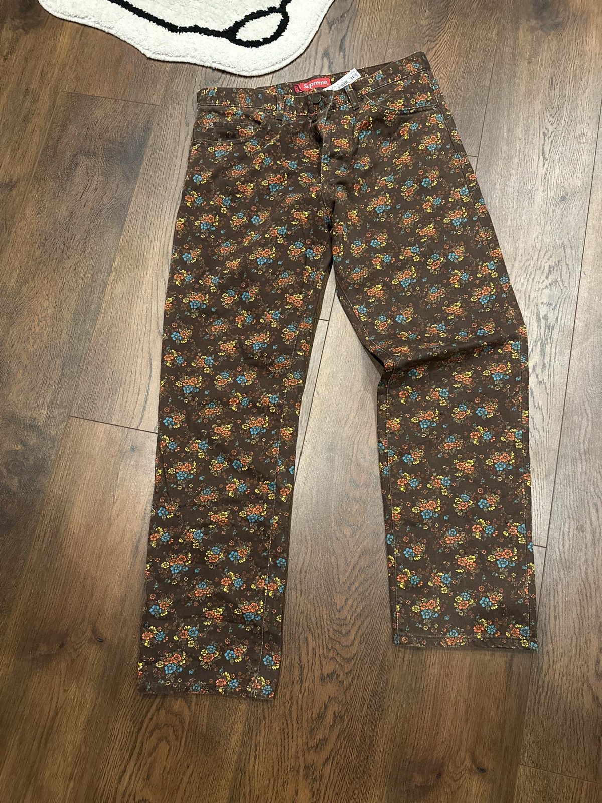 Supreme Supreme Flower Denim Size US 32 / EU 48 - 1 Thumbnail