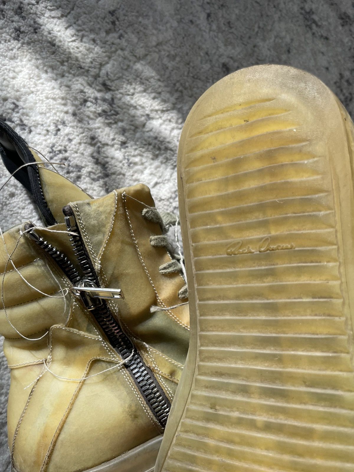Rick Owens SS19 Babel 'Swamp' Geobasket Size US 11 / EU 44 - 11 Thumbnail