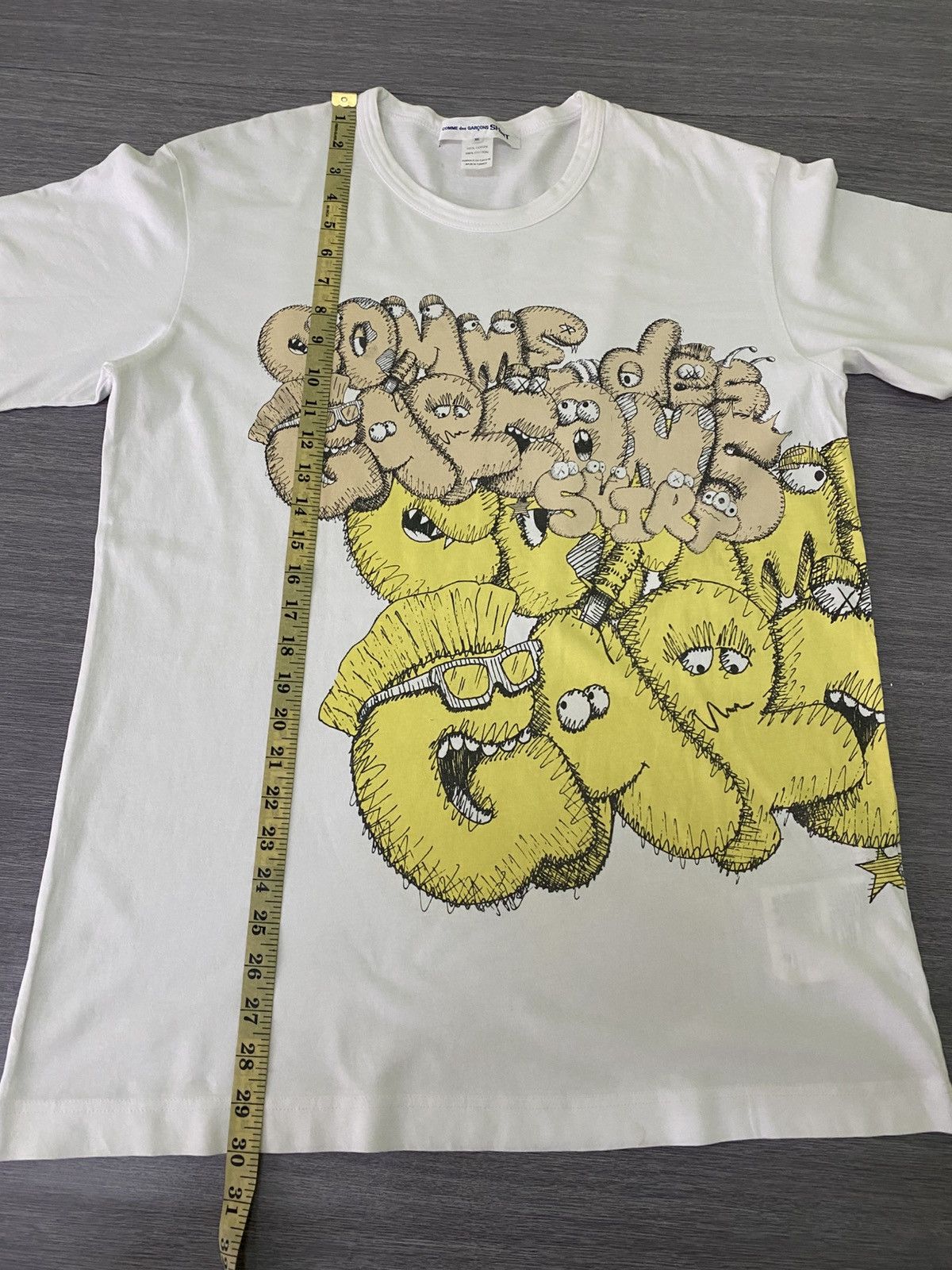 Comme des Garcons × Kaws × Vintage Vintage Comme Des Garçons X Kaws Japanese Brand Shirt Size US XL / EU 56 / 4 - 15 Thumbnail