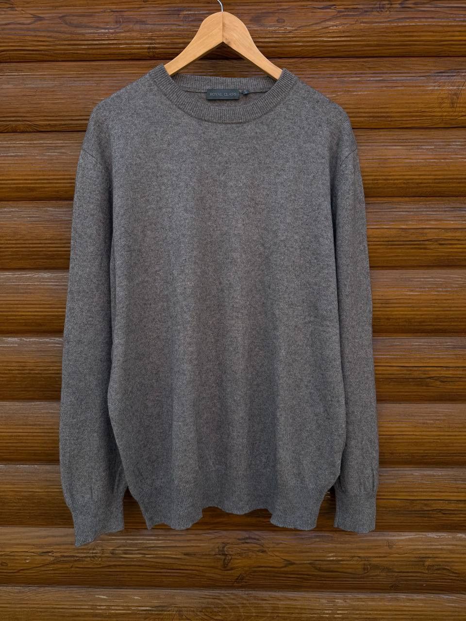 Other Royal Class Luxury Silk Cashmere Sweater Size XL 56 Grey Size US XL / EU 56 / 4 - 1 Thumbnail