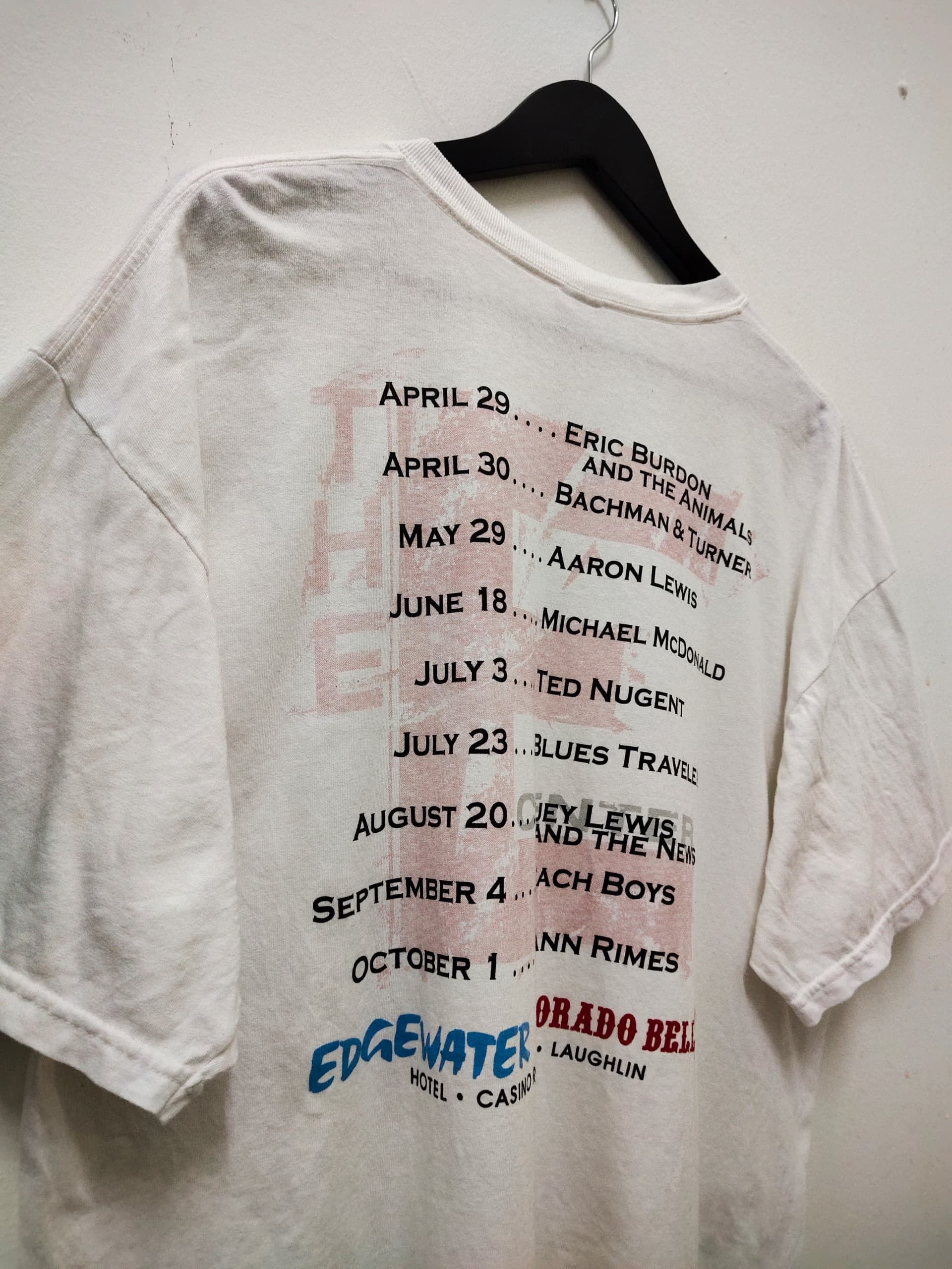 Vintage Eric Burden & The Animals rock band E center t shirt