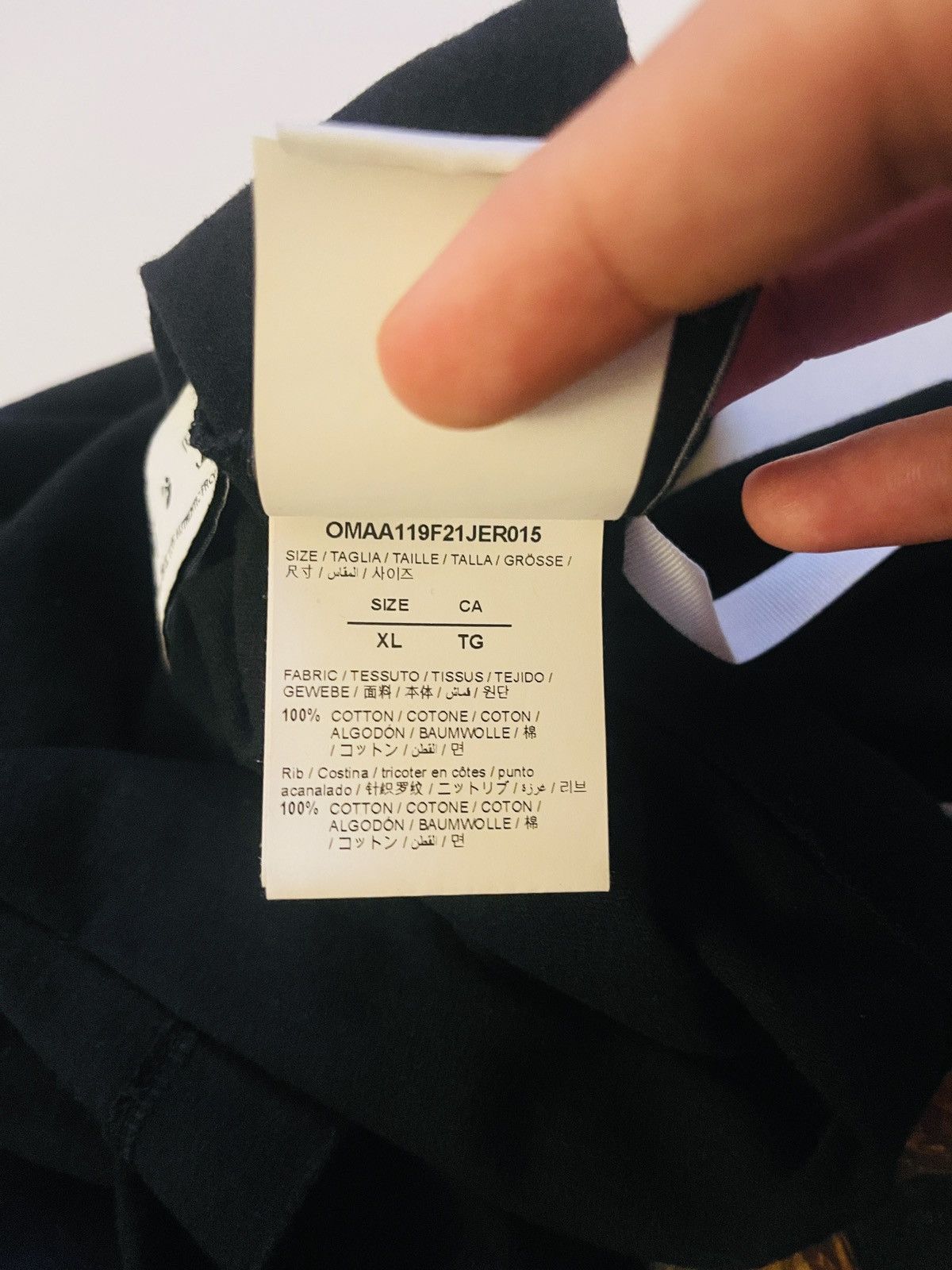Off-White OFF-WHITE Arrow On Canvas Print Tee Size US XL / EU 56 / 4 - 12 Thumbnail
