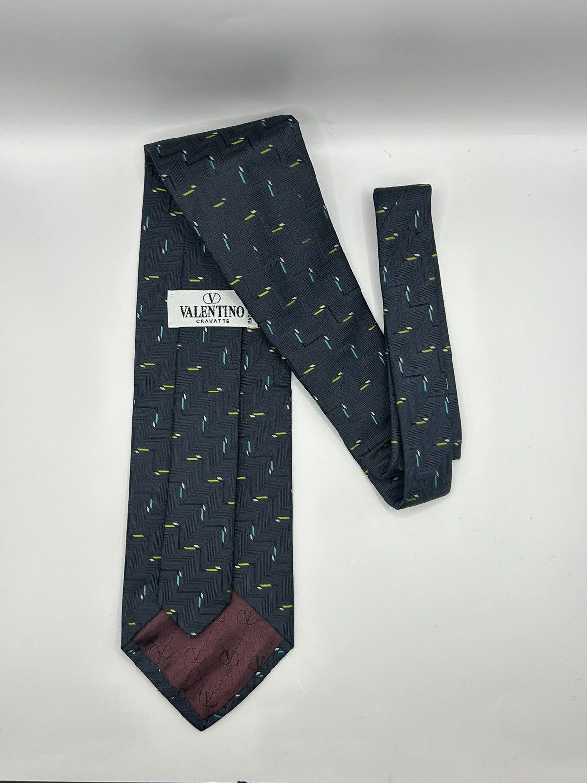 Valentino Valentino Geometric Pattern Tie Size ONE SIZE - 3 Thumbnail
