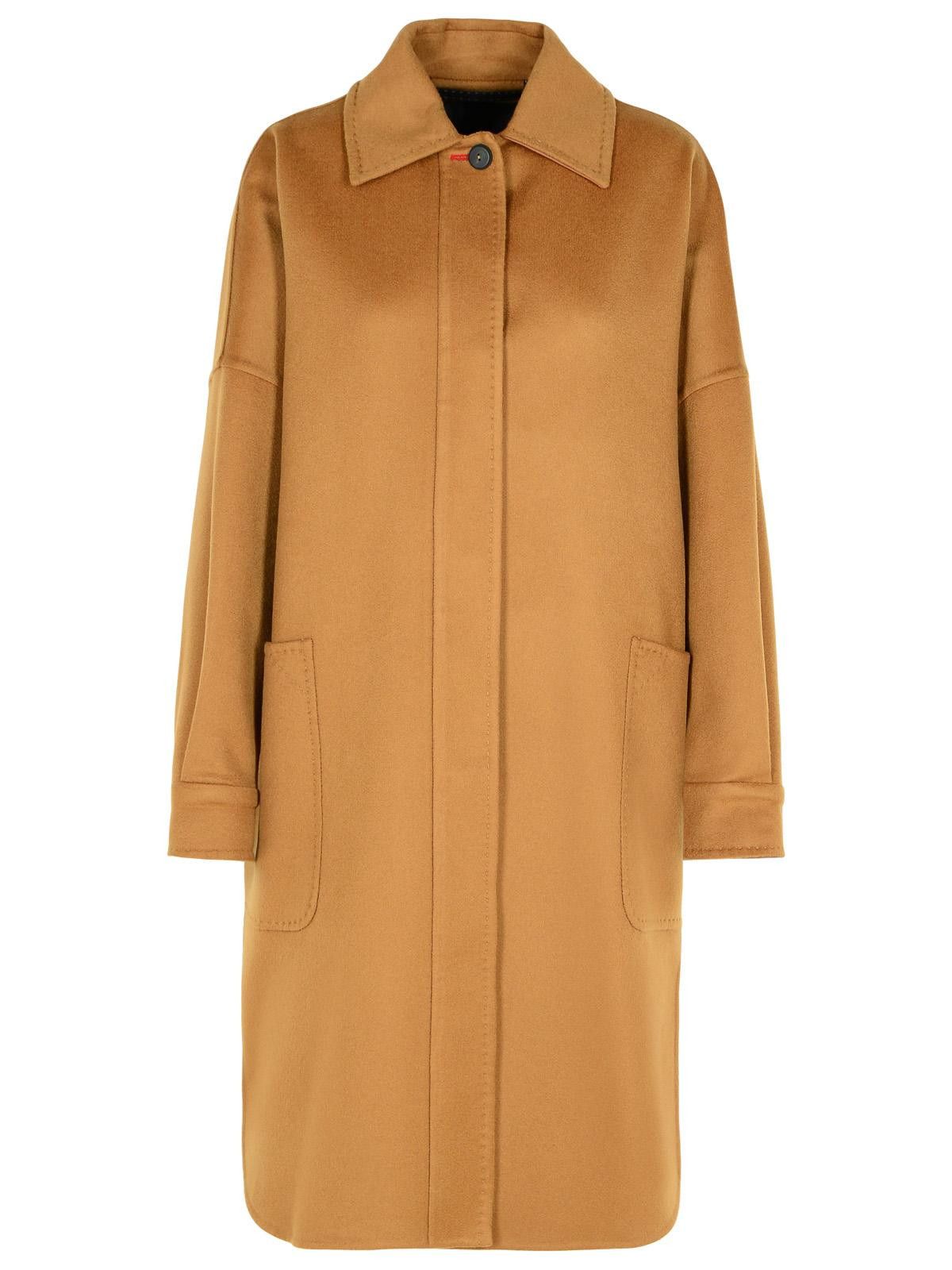 Max Mara MAX MARA 'Baruffa' Brown Cashmere Coat Size XS / US 0-2 / IT 36-38 - 1 Thumbnail
