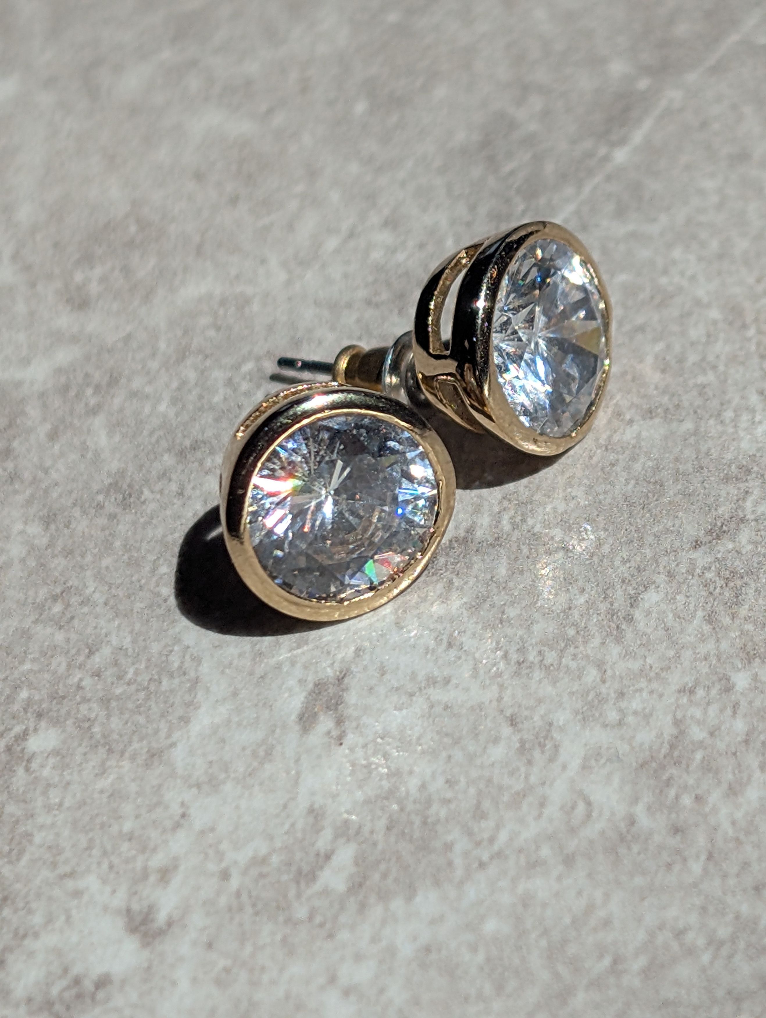 Other Vintage Inesse M. Bezel-Set CZ Studs (Circa 2001) Size ONE SIZE - 7 Thumbnail