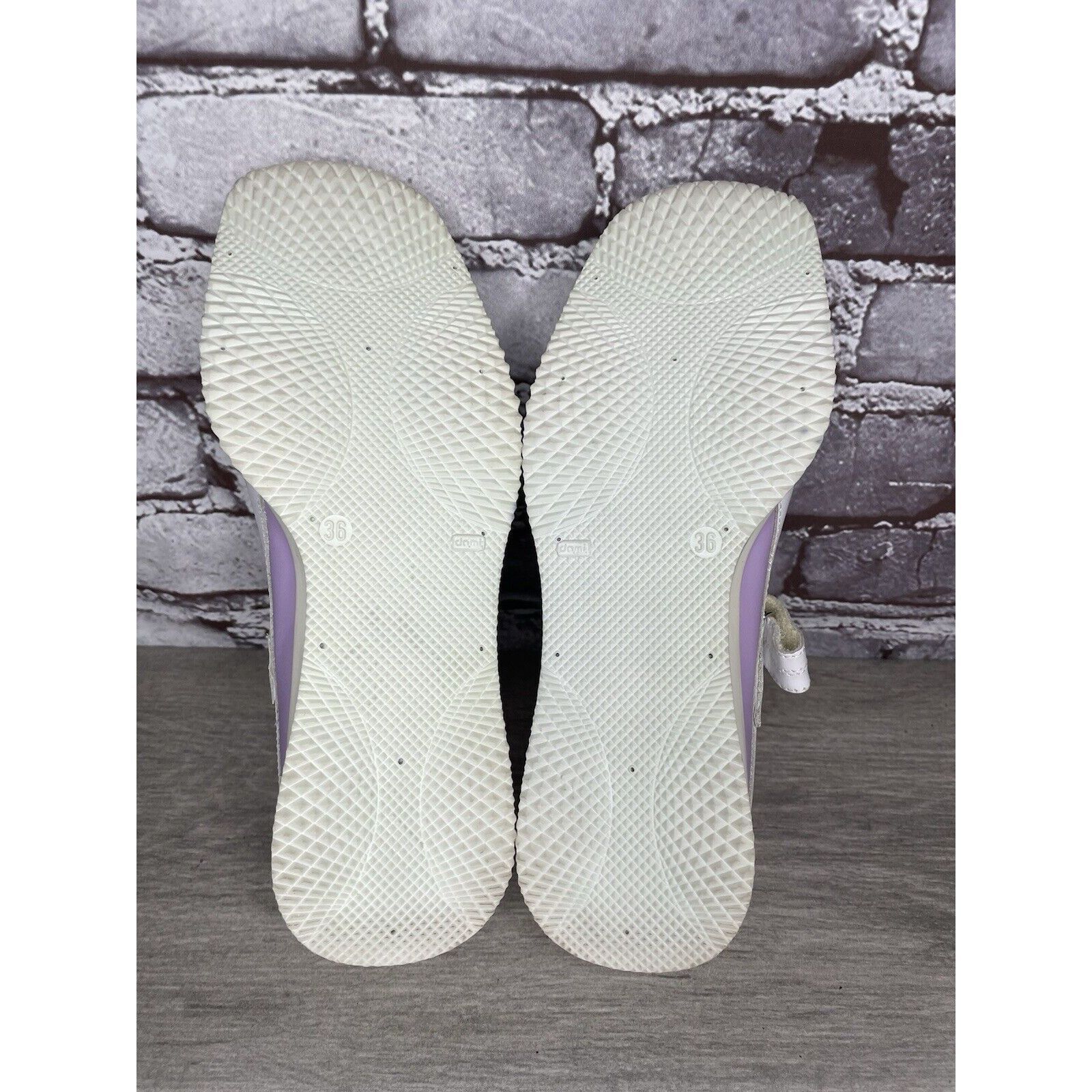 Other Halogen Purple Leather White MaryJane Strap Wedge Comfort Sh Size US 6 / IT 36 - 10 Thumbnail