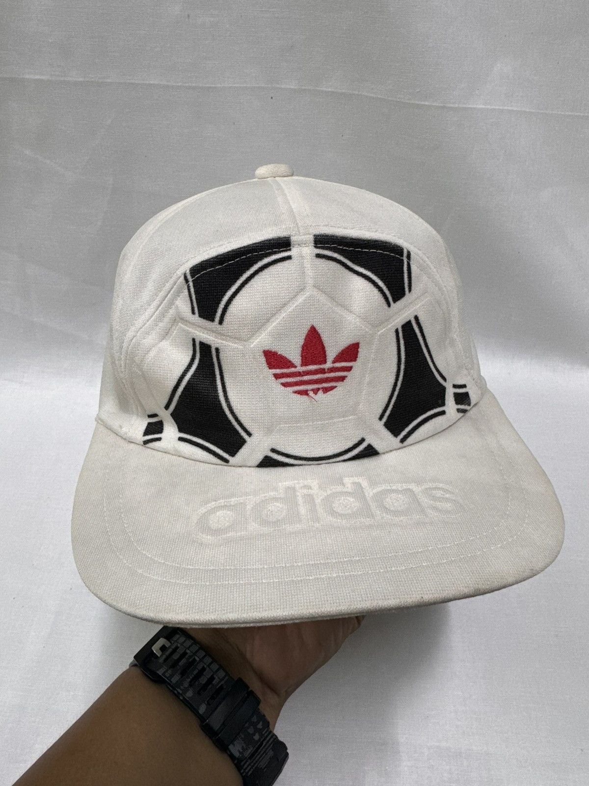 Adidas × Vintage Adidas World Cup Soccer Vintage Snapback Size ONE SIZE - 2 Thumbnail