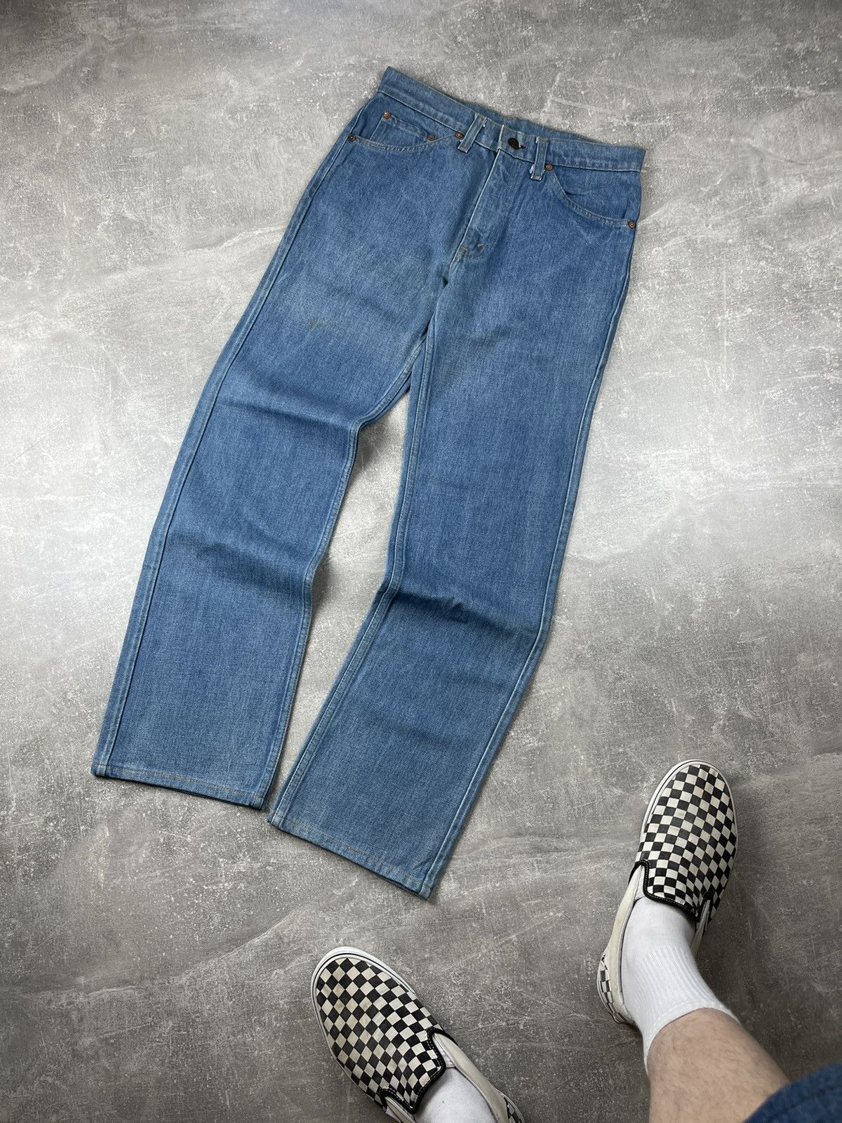 Levi's × Levi's Vintage Clothing × Vintage Levi’s 505 XX Vintage 90s Faded Jeans For Japanese Size US 31 - 6 Thumbnail