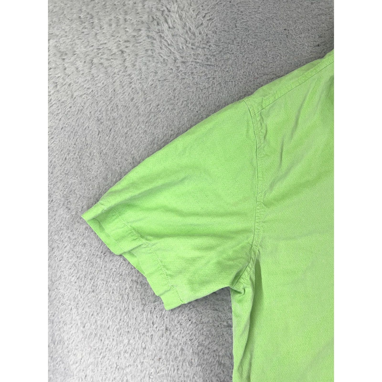 Tommy Bahama Tommy Bahama Shirt Men Large Green Button-Up Diamond Hawaiian Pocket Vacation Shirt Size US L / EU 52-54 / 3 - 5 Thumbnail