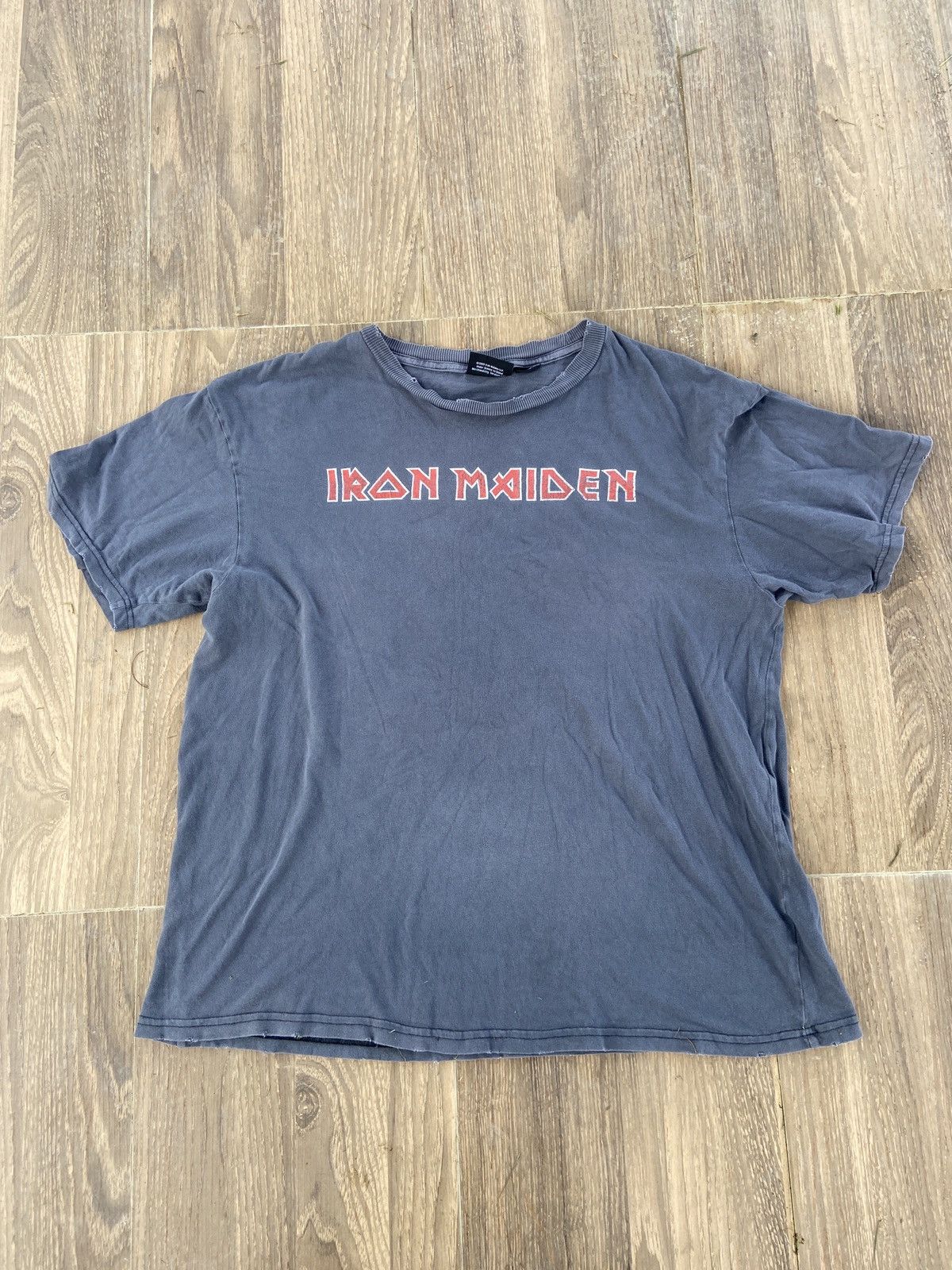 Band Tees × Iron Maiden Sunfaded Eddie Iron Maiden Tee Size US XL / EU 56 / 4 - 8 Thumbnail