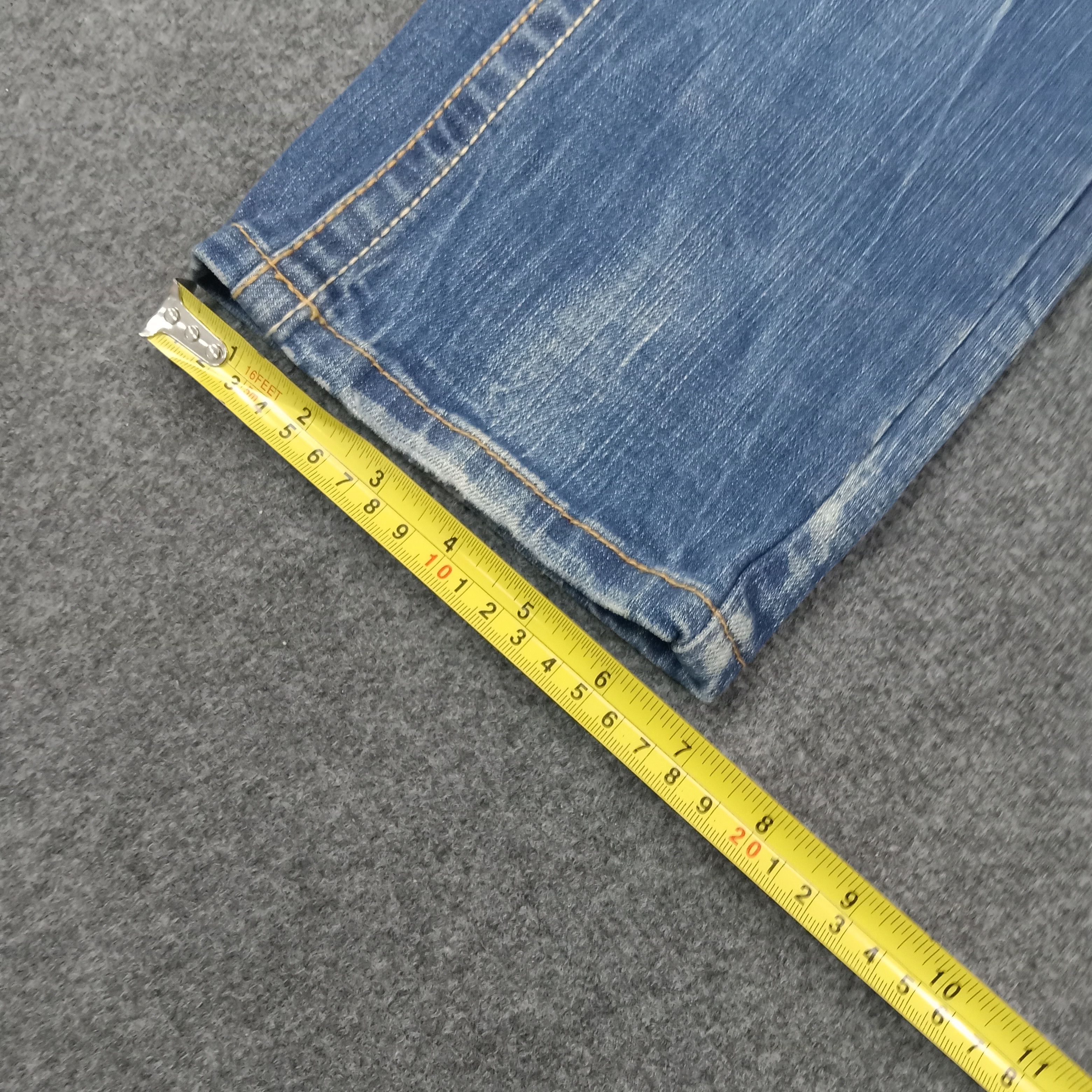 Japanese Brand Red Pepper Japanese Retro Denim Jeans C258N8 Size US 32 / EU 48 - 15 Thumbnail