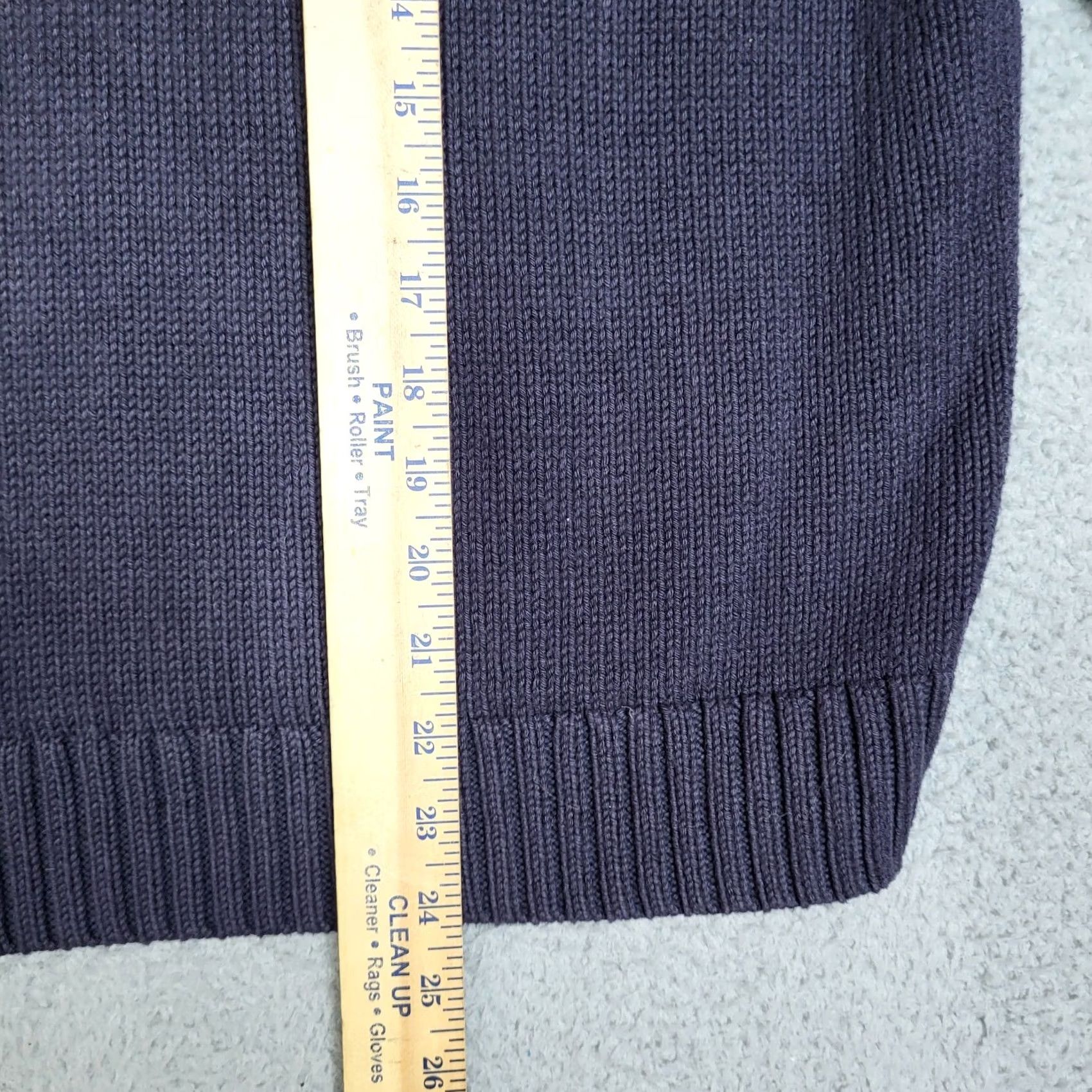 CHINTI & PARKER Chinti and Parker Sweater Women's Navy Blue 100% Cotton Cardigan Size S Crew Neck All Seasons Solid Knit Fall Winter Regular Blue Womens Size S / US 4 / IT 40 - 3 Thumbnail