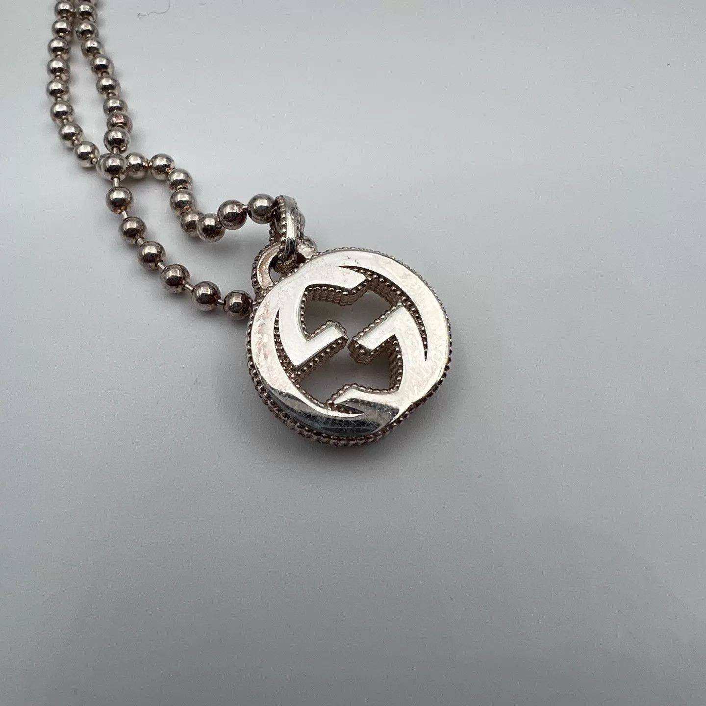 Gucci Gucci Double G Silver Chain Necklace Size ONE SIZE - 3 Thumbnail