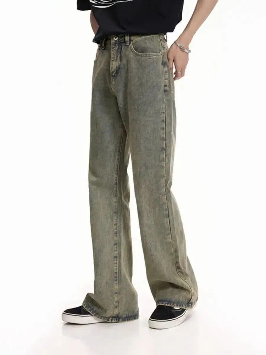 Japanese Brand Vintage made old casual jeans versatile micro flare trousers Size US 32 / EU 48 - 4 Thumbnail