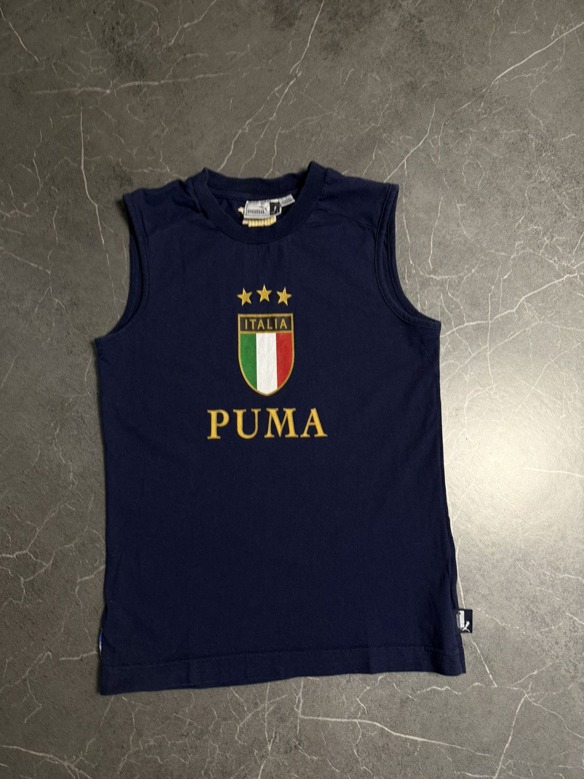 Puma Puma Italia big logo short sleeve shirt vintage 90-e Size US S / EU 44-46 / 1 - 3 Thumbnail