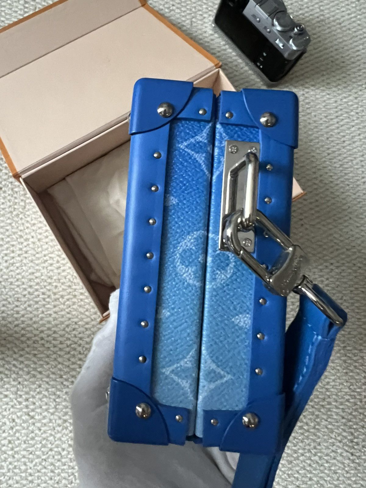 Louis Vuitton Wallet Trunk Louis Vuitton Limited Blue Trunk Size ONE SIZE - 3 Thumbnail