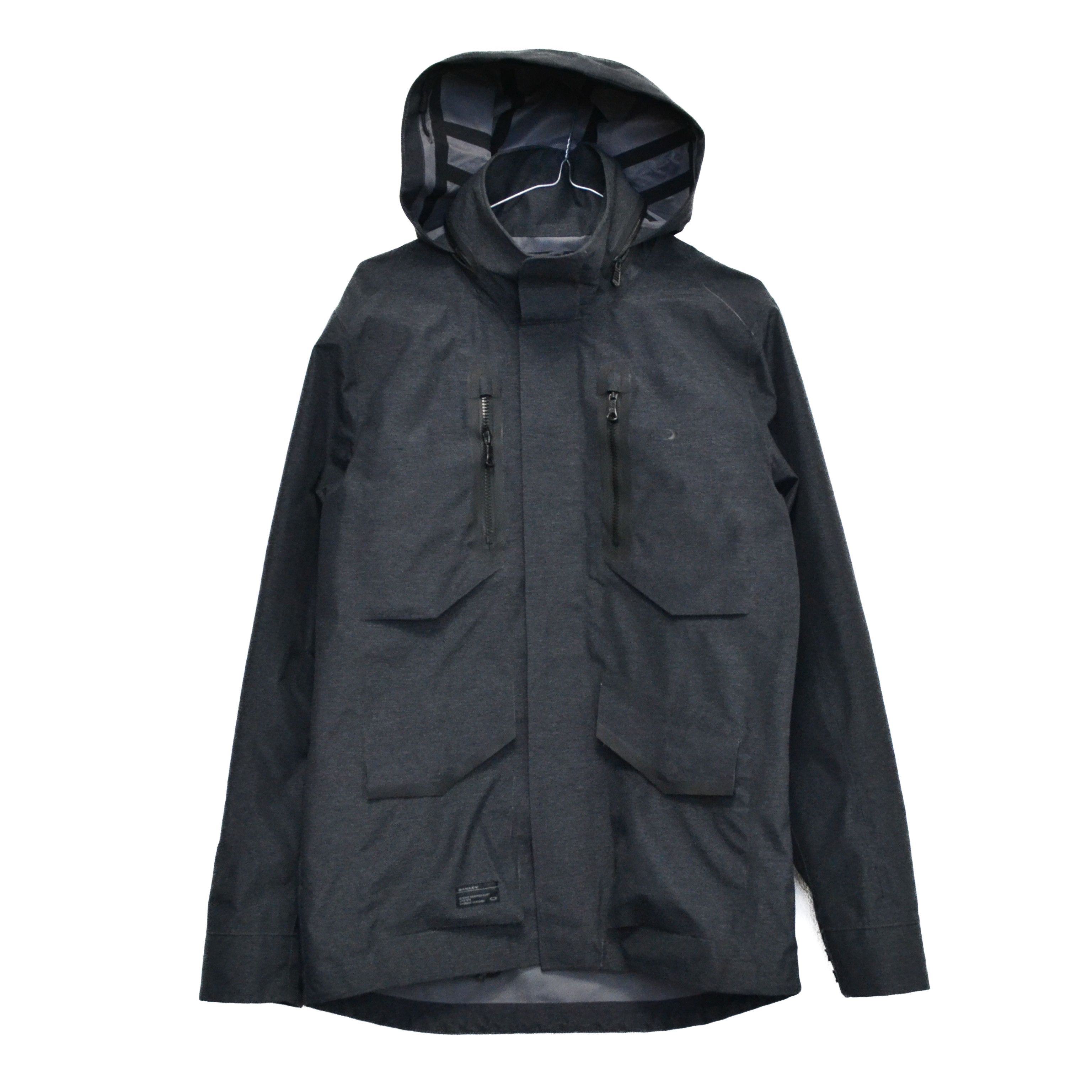 Oakley Oakley Waterproof Multi-Pockets Men’s Gray Full Zip Jacket Size US S / EU 44-46 / 1 - 1 Thumbnail