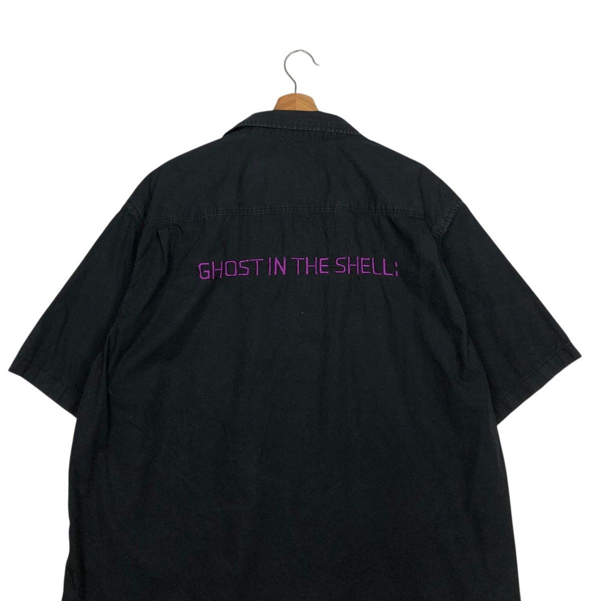 Cartoon Network 🔥VINTAGE BOWLING SHIRT BUTTON UPS GHOST IN THE SHELL Size US XXL / EU 58 / 5 - 11 Thumbnail
