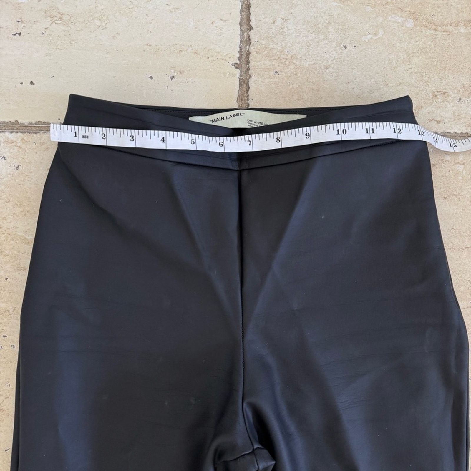 Off-White OFF-WHITE Cropped Leggings, Size 38, Authentic Size 38" / US 16 / IT 52 - 14 Thumbnail