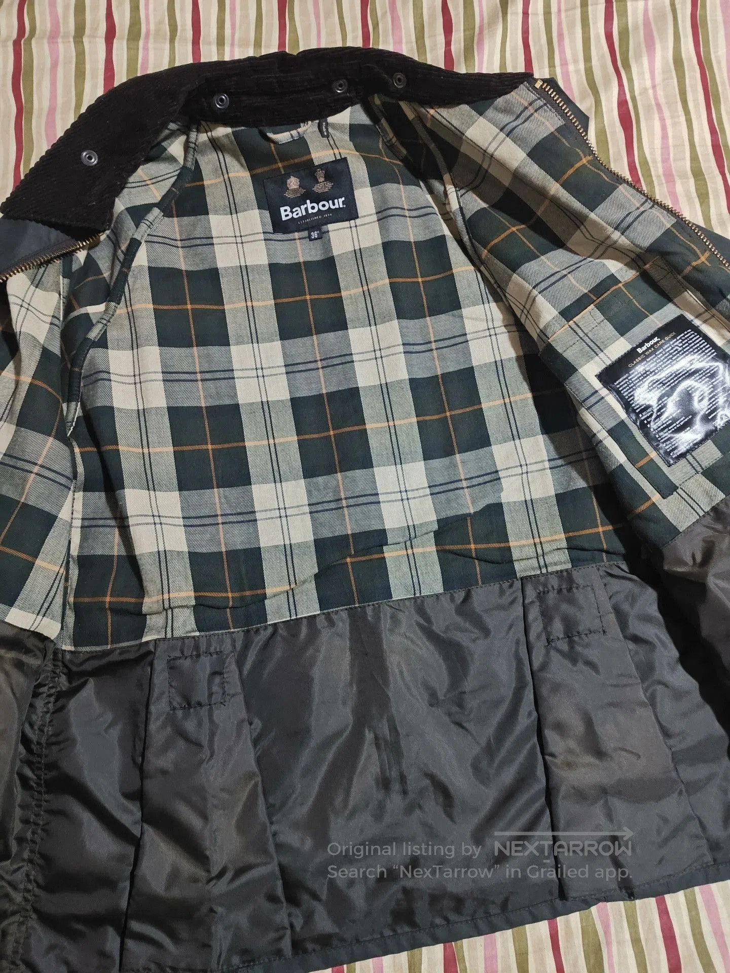 Barbour Barbour OS Bedale Waxed Jacket. Size US M / EU 48-50 / 2 - 4 Thumbnail