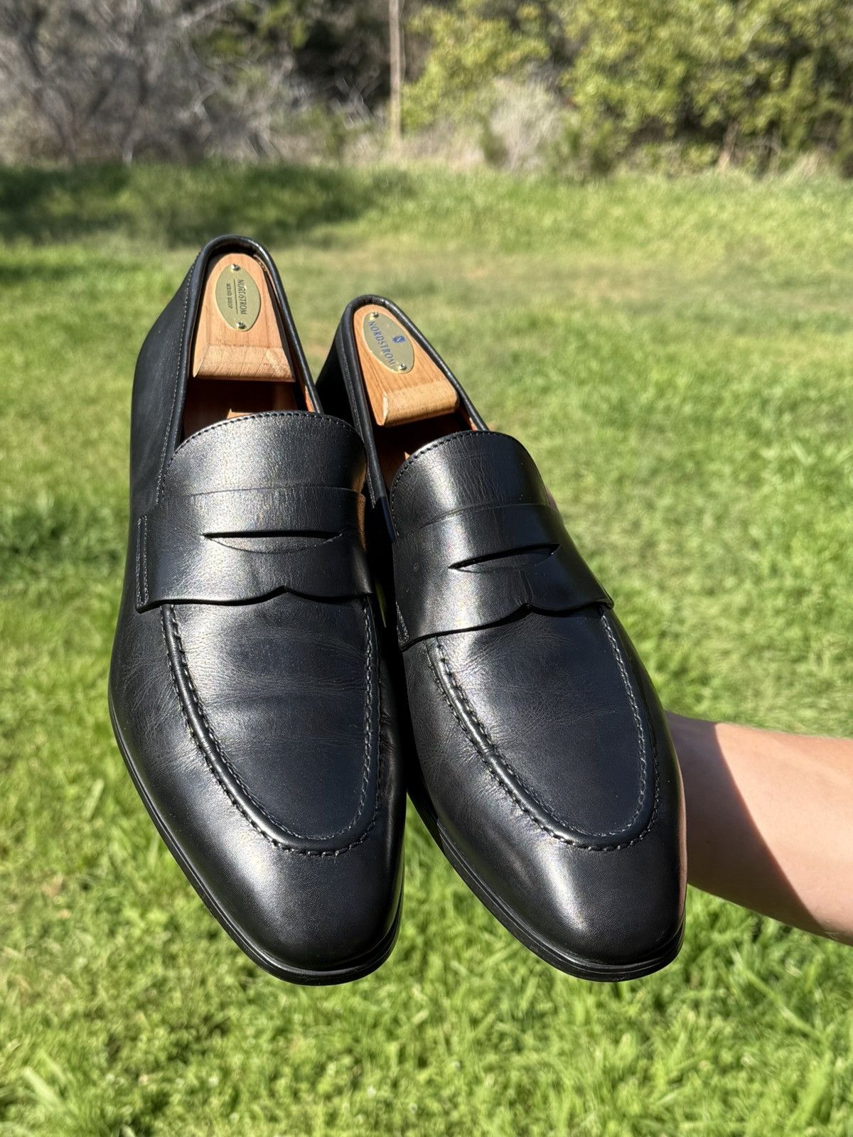 Santoni Santoni - Designer Italian Fashion: Leather Dress Shoes Size US 11 / EU 44 - 4 Thumbnail