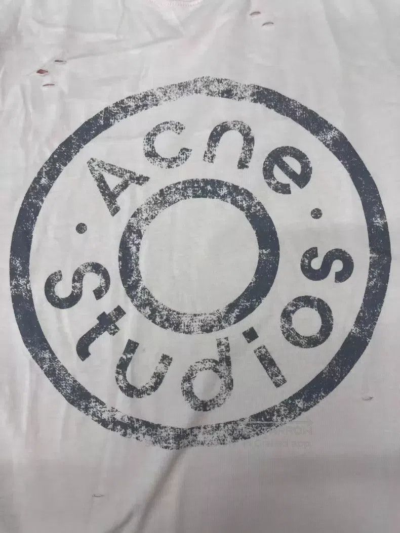 Acne Studios Acne Studios Mixed-color logo print crewneck loose short-s Size US XS / EU 42 / 0 - 3 Thumbnail