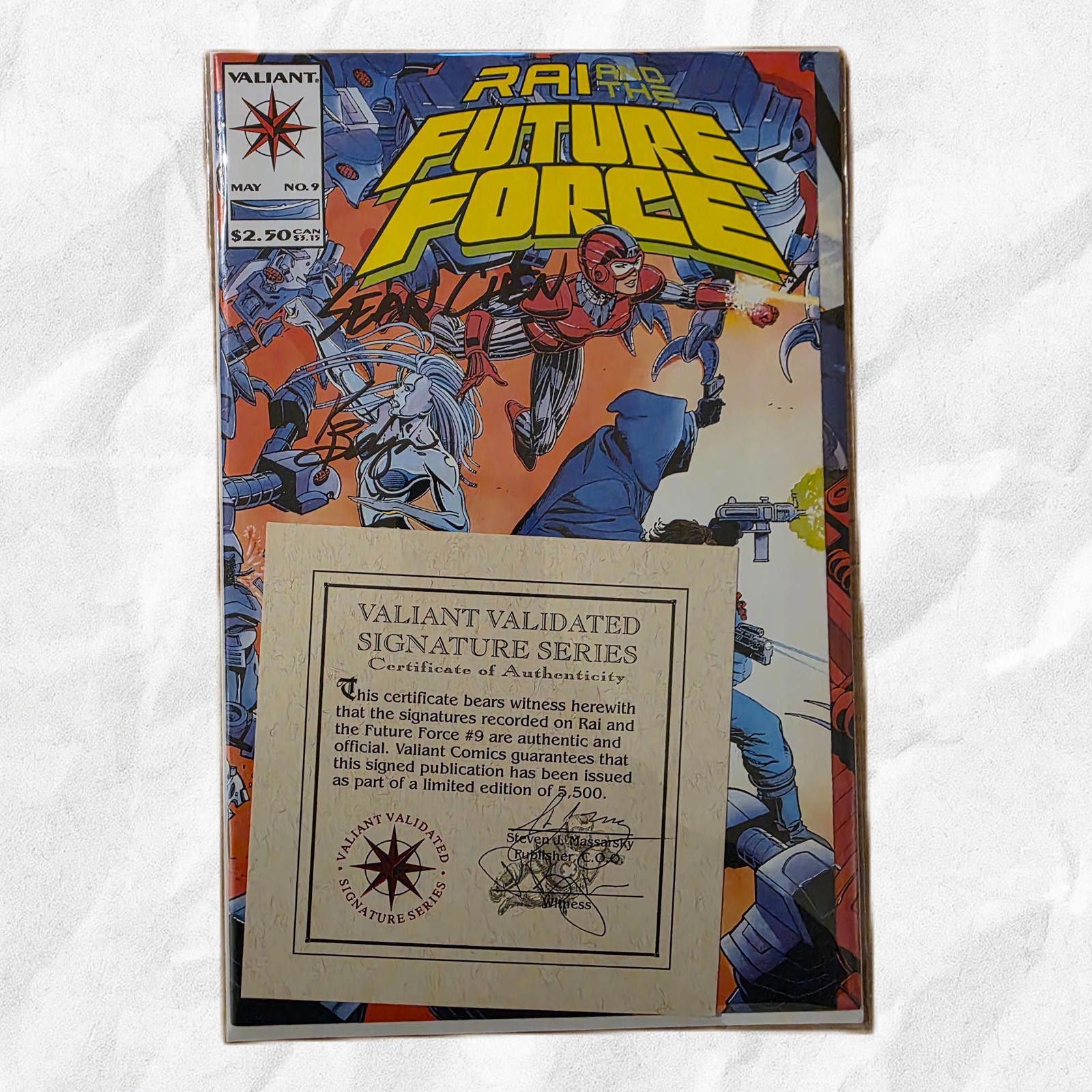 Other Rai and the Future Force #9 NM Ostrander Comic Signed (C) Size ONE SIZE - 1 Thumbnail