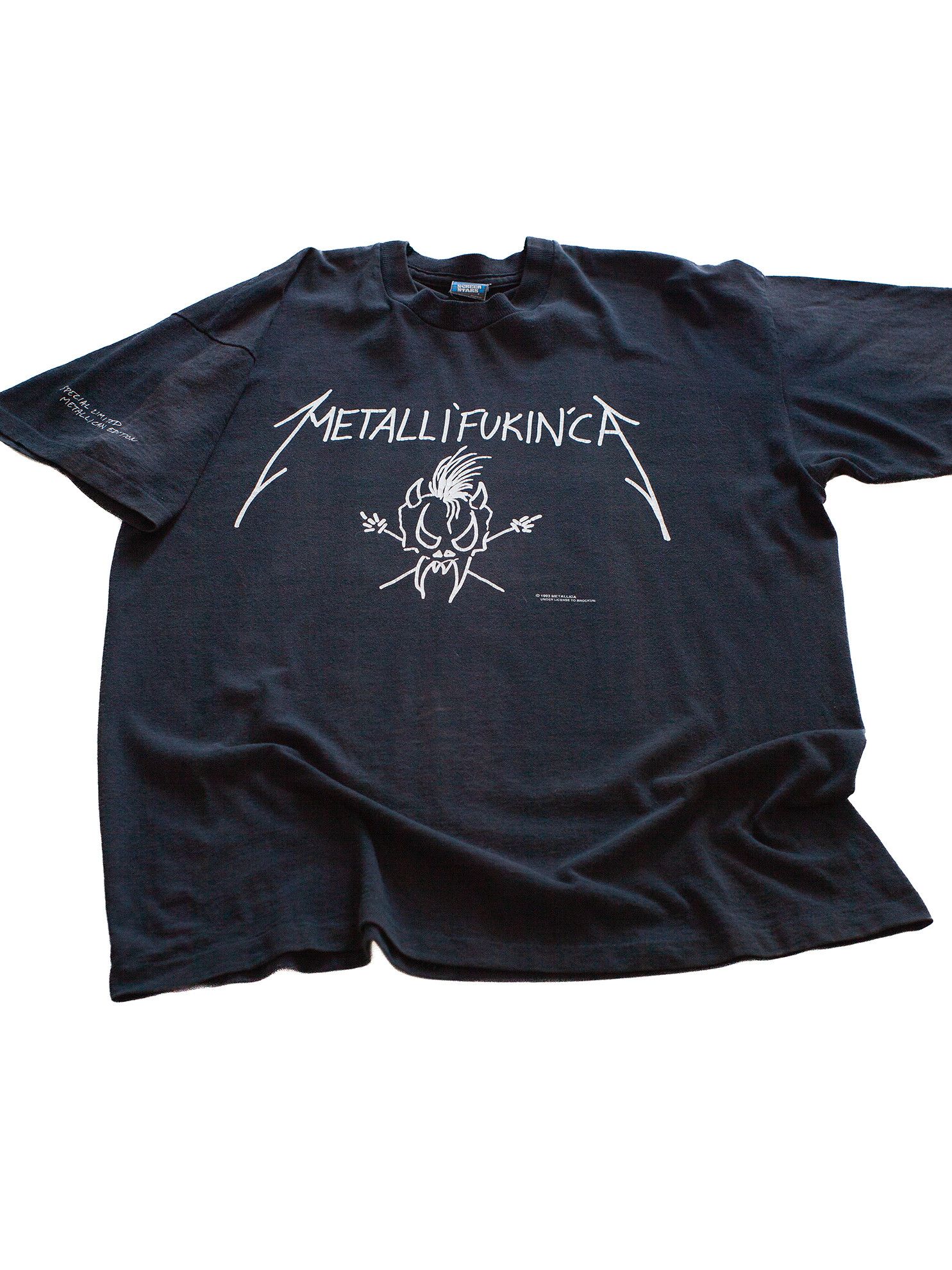 Metallica Vintage 1993 "Metalli'funkin'ca" Metallica Band T-Shirt Size US XL / EU 56 / 4 - 1 Thumbnail