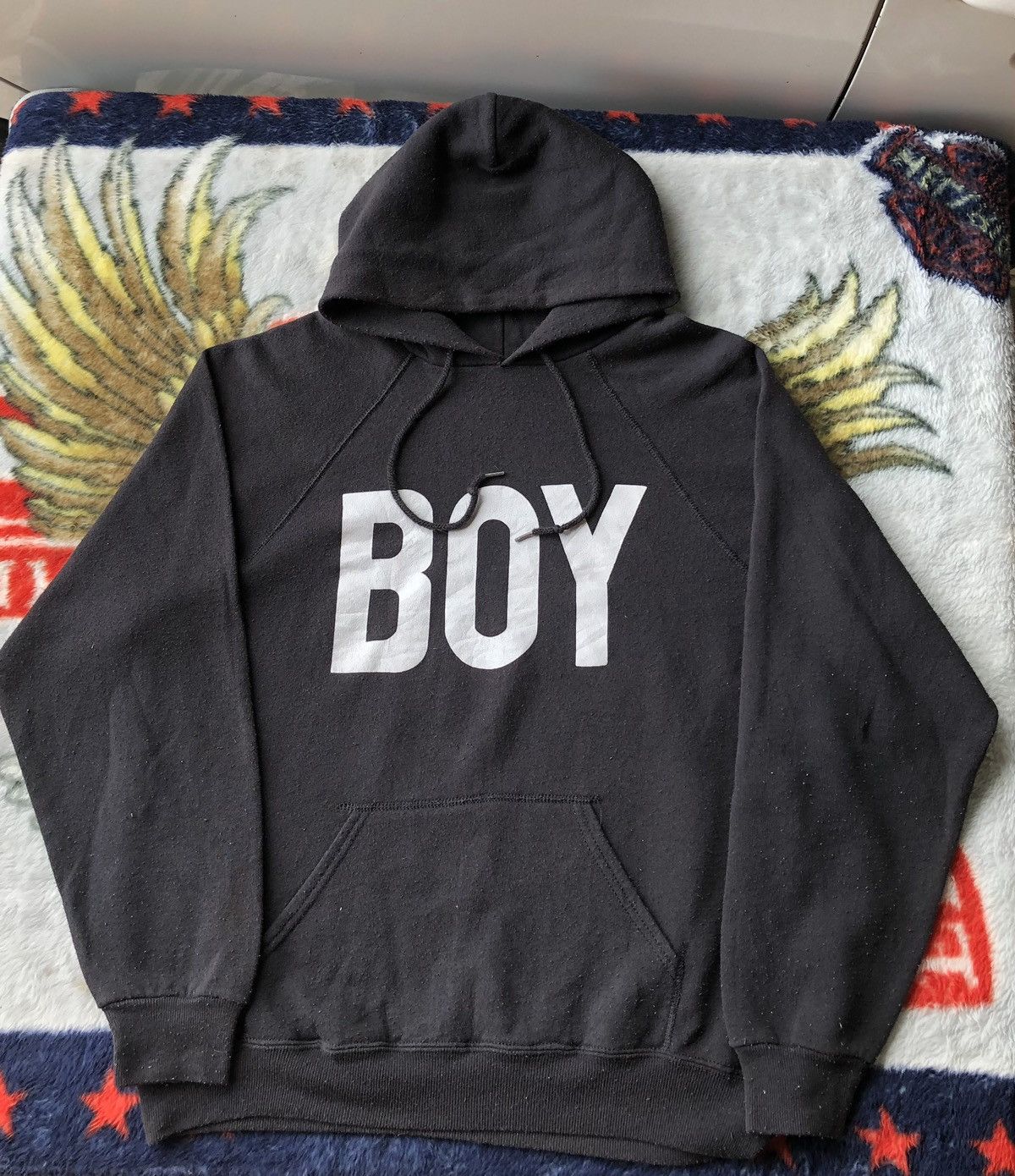 Boy London Vintage 90's Boy London Hoodie Size US L / EU 52-54 / 3 - 2 Thumbnail