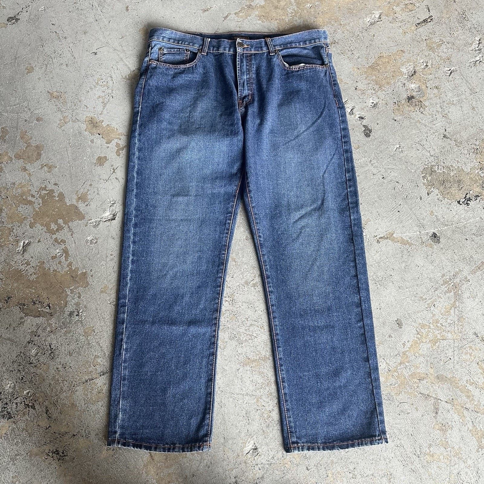 Ed Hardy × JNCO × Vintage Vintage Y2K Ed Hardy Tiger Baggy Denim Jeans 40x34 Audigier Size US 40 / EU 56 - 4 Thumbnail