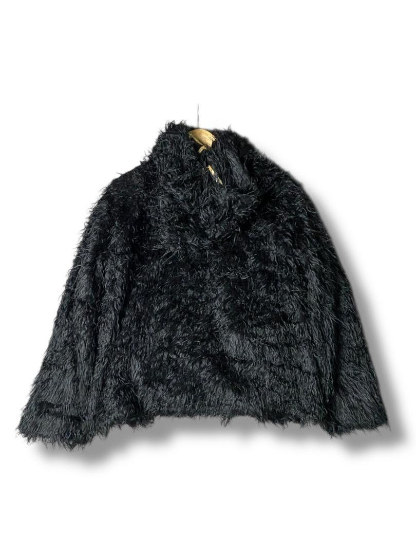 Japanese Brand EARTH Japanese Brand Faux Fur Hooded Jacket (137) Size US XXS / EU 40 - 2 Thumbnail