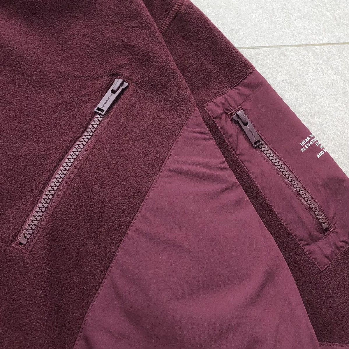 GU × Undercover UNDERCOVER x GU Fleece Pullover sweatshirt Red [M] MENS Size US M / EU 48-50 / 2 - 3 Thumbnail