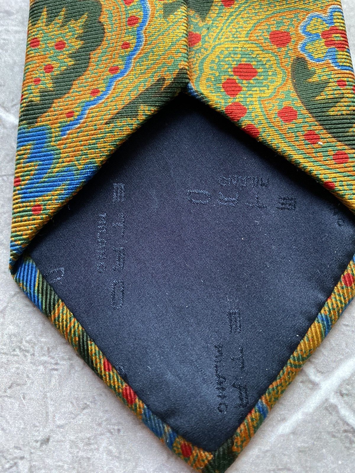 Etro Rare Etro Milano 100% Silk Tie Made in Italy Size ONE SIZE - 9 Thumbnail