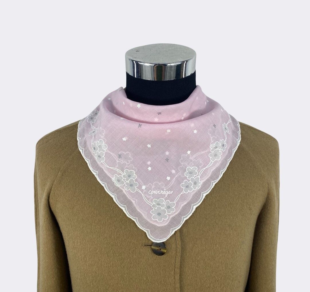 Courreges Vintage Courreges Handkerchief Neckerchief Bandana H075R Size ONE SIZE - 1 Thumbnail