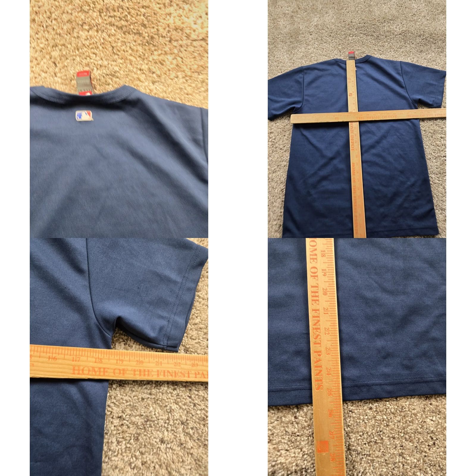 Nike Vintage Nike MLB Training T-Shirt Men’s Large Blue Short Sleeve Crew Neck Athletic Fit Dry Comfortable Logo Sports BaseBall 90s Mens Size US L / EU 52-54 / 3 - 8 Thumbnail