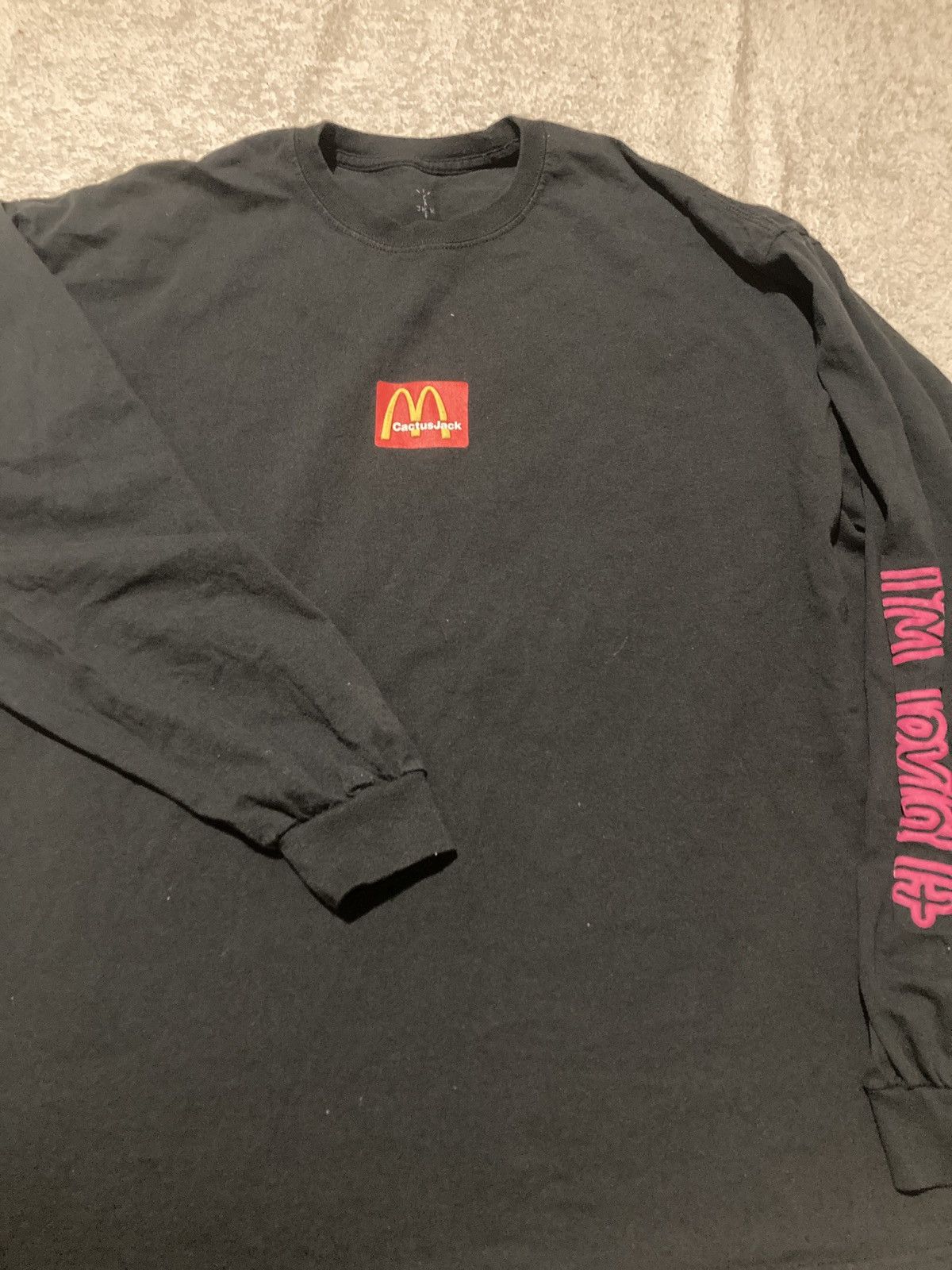 Band Tees × Travis Scott Cactus Jack “ I’m lovin’ it “ long sleeve Size US XL / EU 56 / 4 - 4 Thumbnail