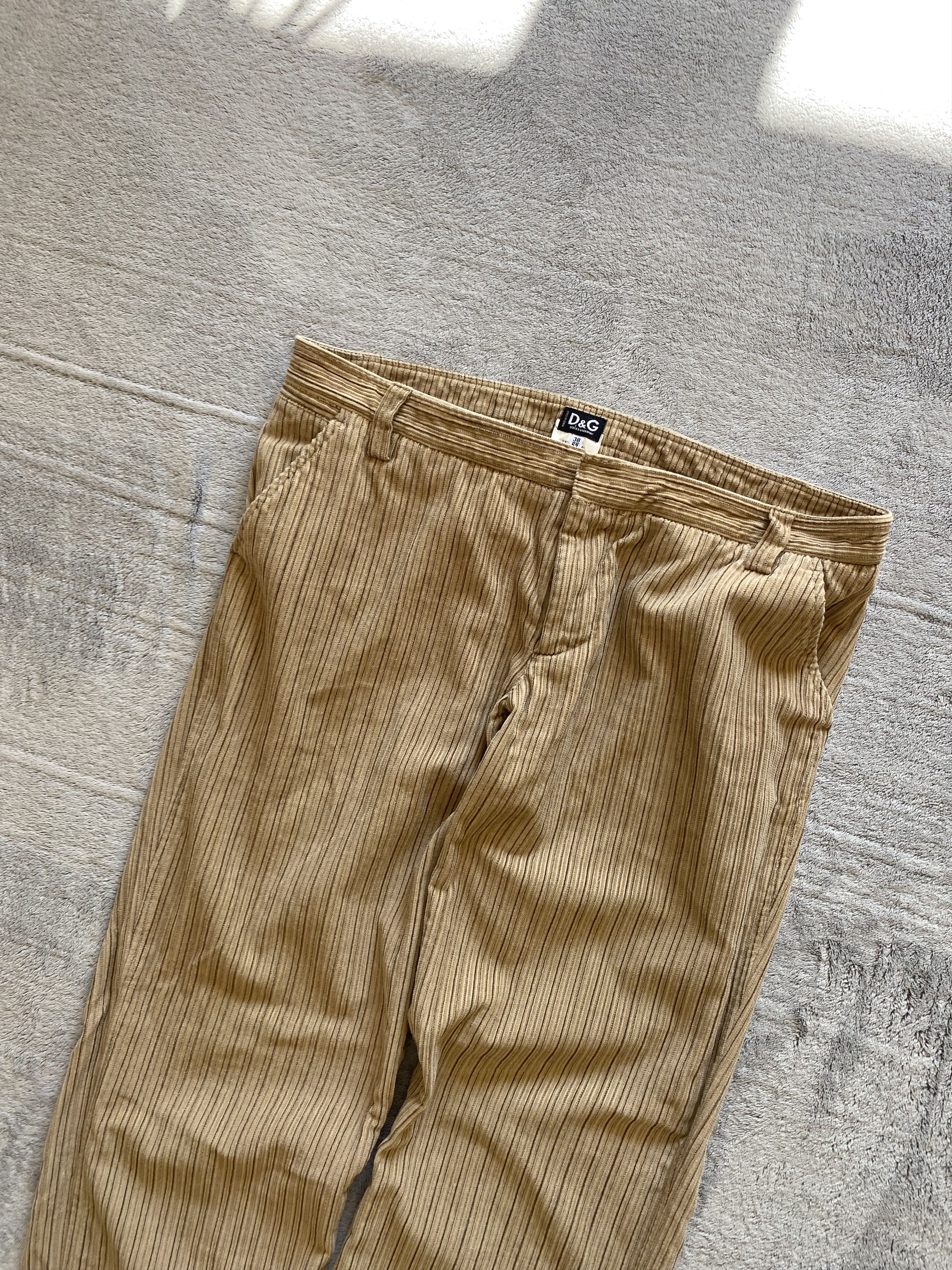 Dolce & Gabbana Vintage y2k rare archive Dolce Gabbana corduroy pants Size US 36 / EU 52 - 4 Thumbnail