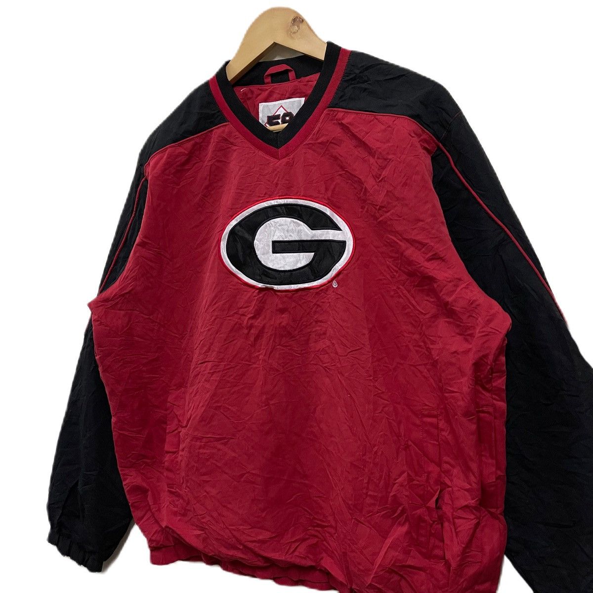 MLB Vintage Georgia Bulldogs jacket windbreaker Size US XL / EU 56 / 4 - 3 Thumbnail