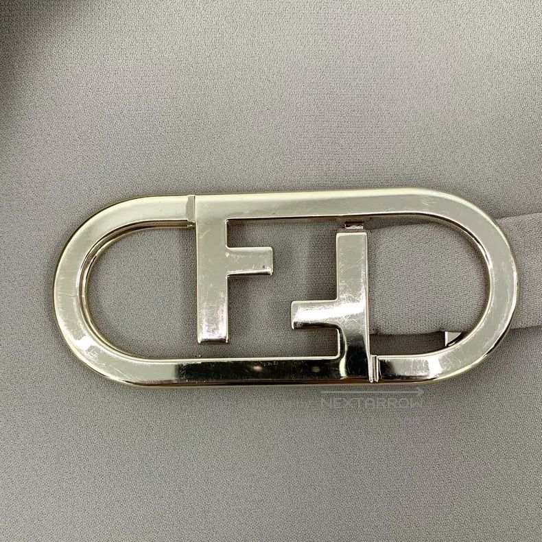 Fendi Fendi Khaki lapel belt long sleeve business suit jacket Size 4XL / US 24-26 - 9 Thumbnail