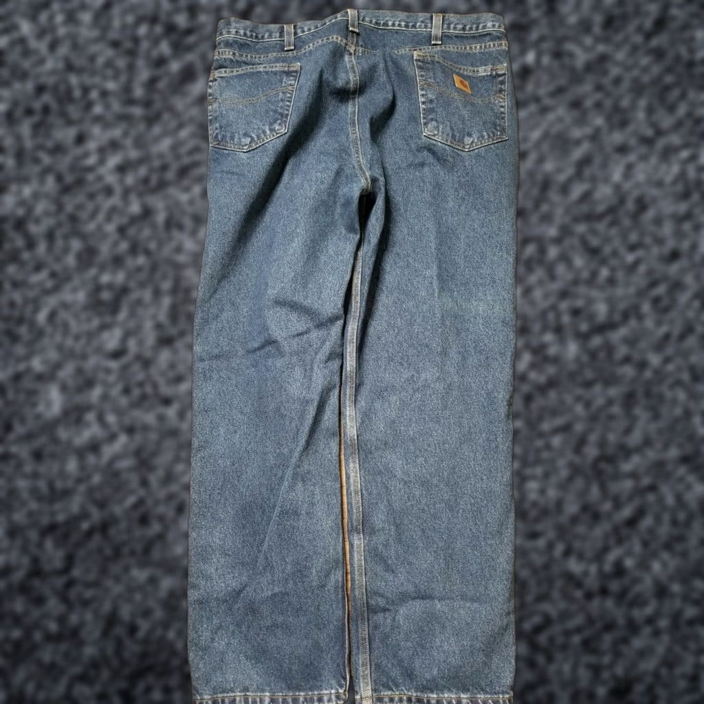 Carhartt Carhartt Jeans Denim Traditional Fit Blue Jeans 40x30 Regular 5-Pocket Mens USA Western Style Carhartt Traditonal Fit Size US 40 / EU 56 - 1 Thumbnail