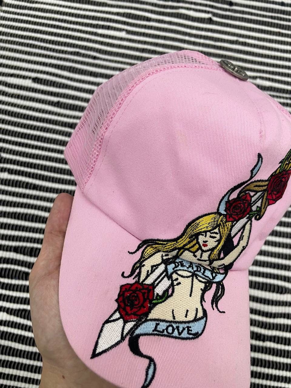 Ed Hardy × Japanese Brand × Vintage Vintage Ed Hardy Style Christian Audigier Cap Hat Y2K Size ONE SIZE - 6 Thumbnail