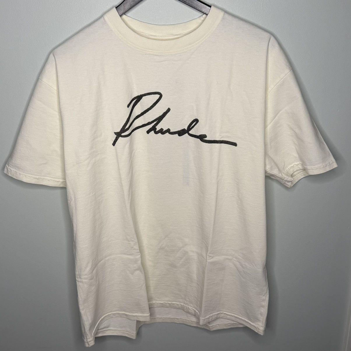 Rhude Rhude Script Tee, Size Small, 100% Authentic, Fast Shipping Size US S / EU 44-46 / 1 - 1 Thumbnail