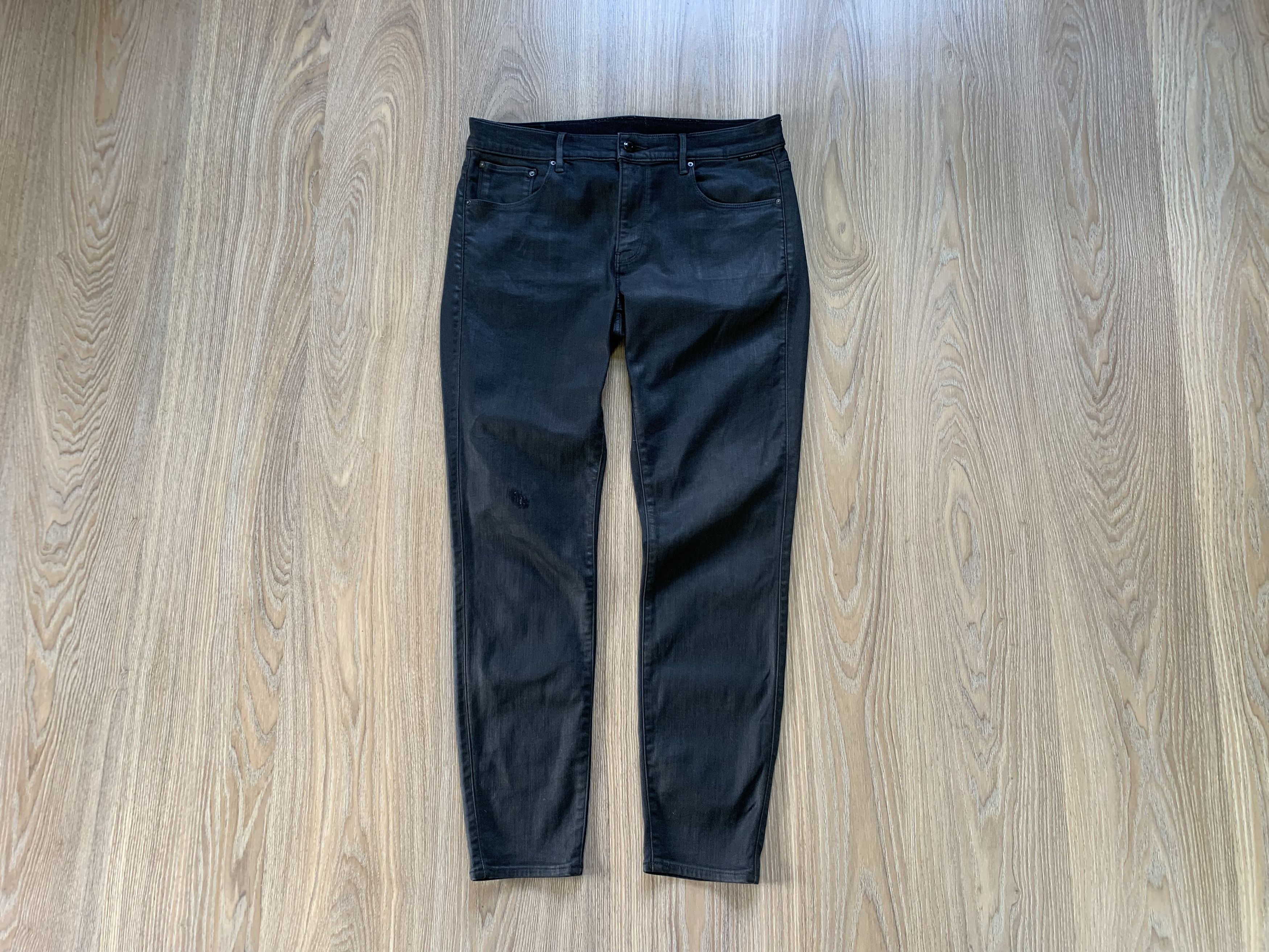 G-Star × Vintage Vintage G Star Raw 3301 Slinny Black Jeans Size 32" / US 10 / IT 46 - 1 Thumbnail