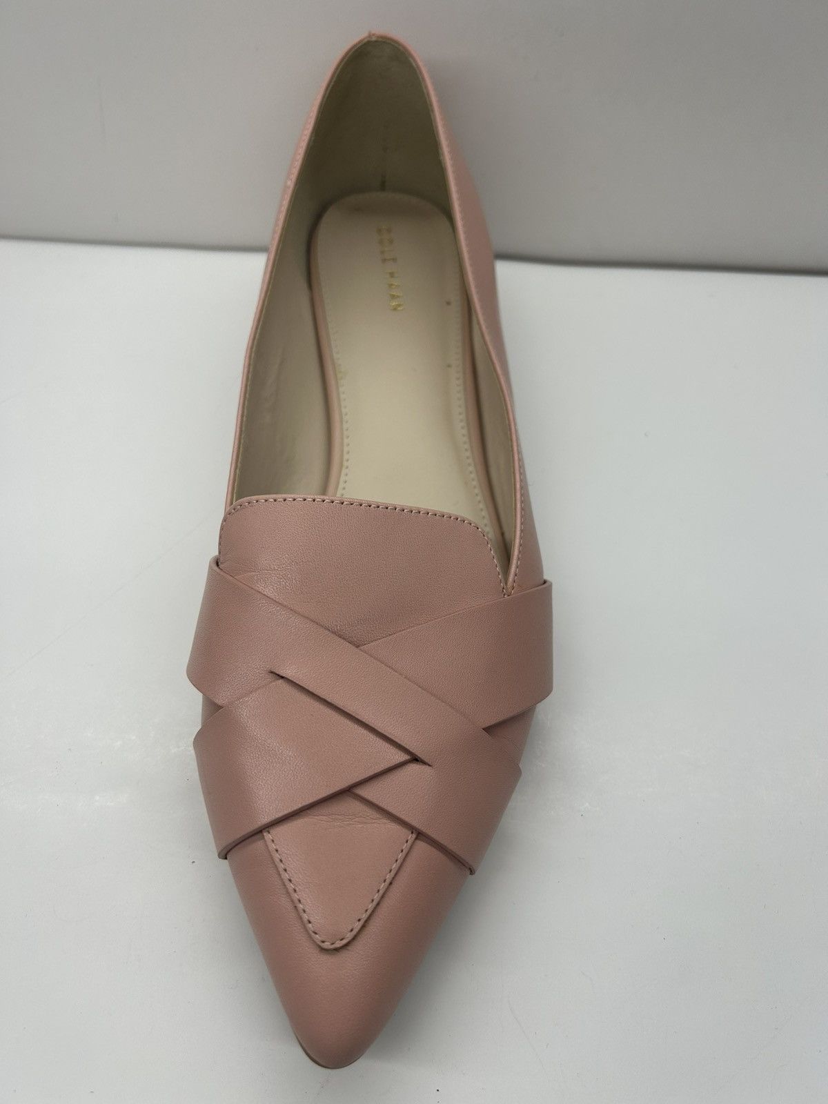 Cole Haan Cole Haan Camila Skimmer Blush Pointed Toe Flat Loafer Size US 11 / IT 41 - 2 Thumbnail