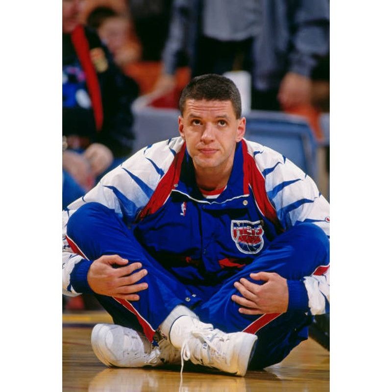 NBA × Starter New Jersey Nets 90s STARTER puffer L blk red NBA vintage Size US L / EU 52-54 / 3 - 8 Thumbnail