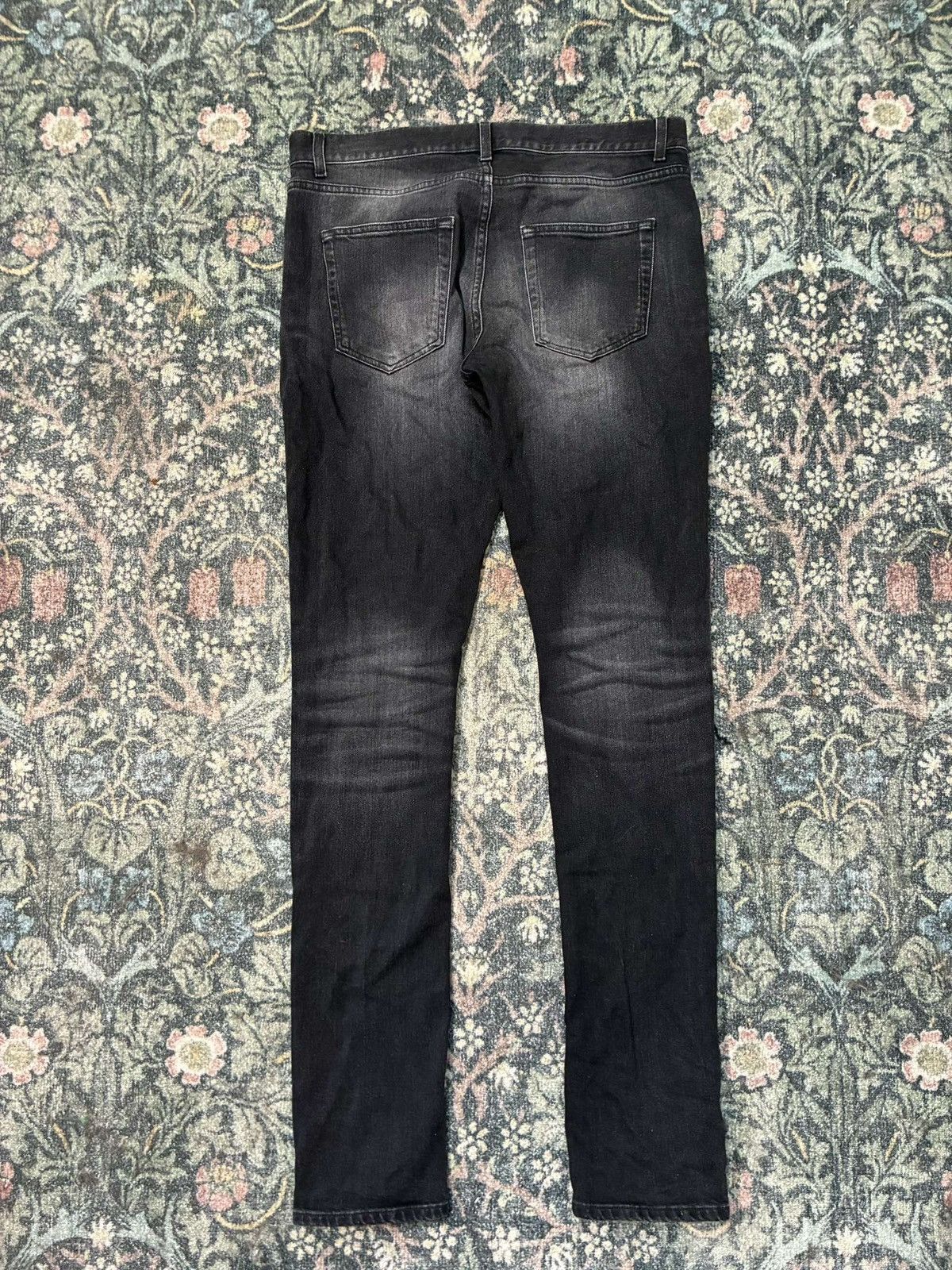 Saint Laurent Paris Saint Laurent Paris D02 Cat Whisker Denim Size US 31 - 3 Thumbnail