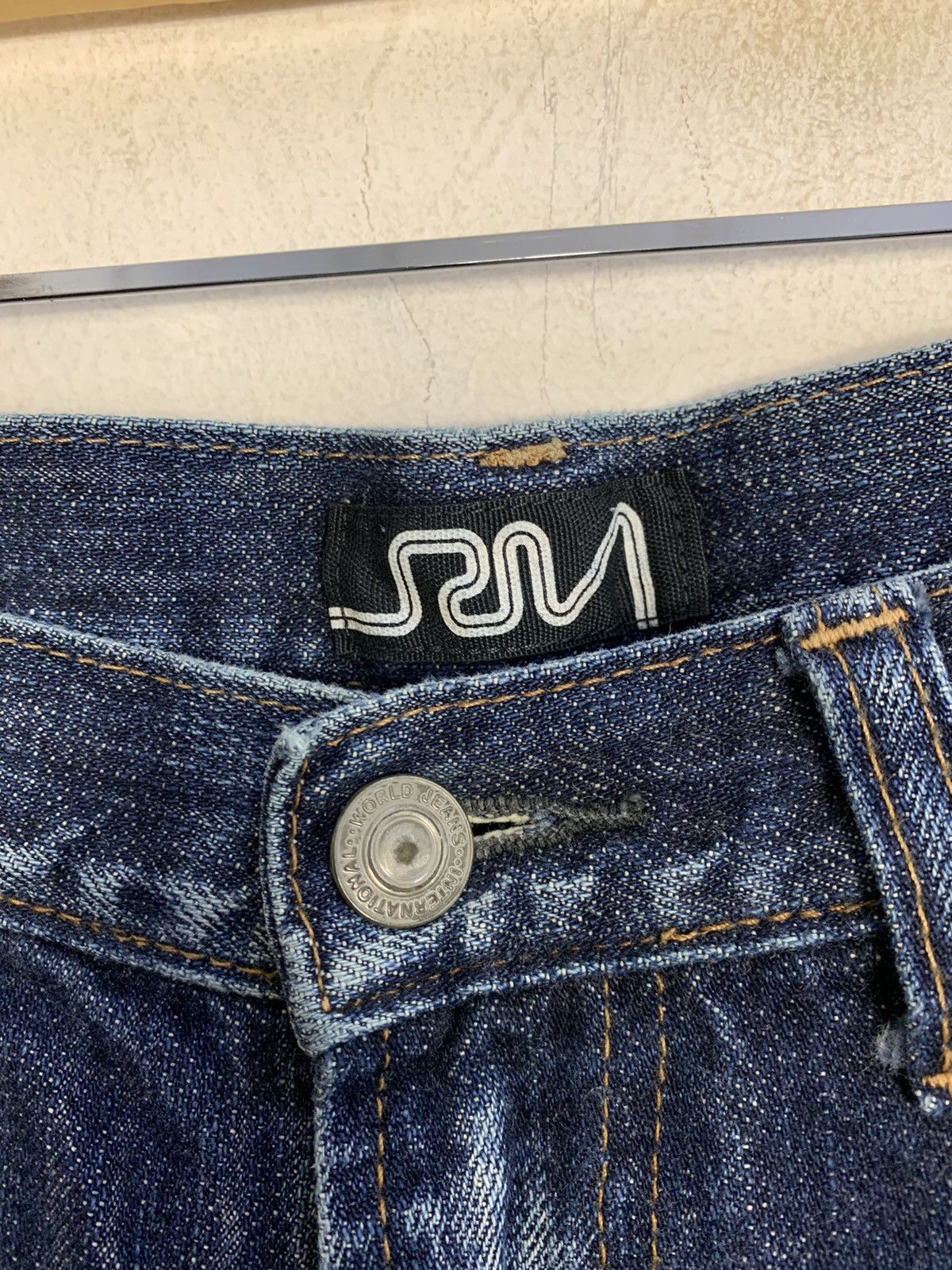 Japanese Brand Hype 90s RNA Inc Distressed Indigo Denim Size US 32 / EU 48 - 6 Thumbnail