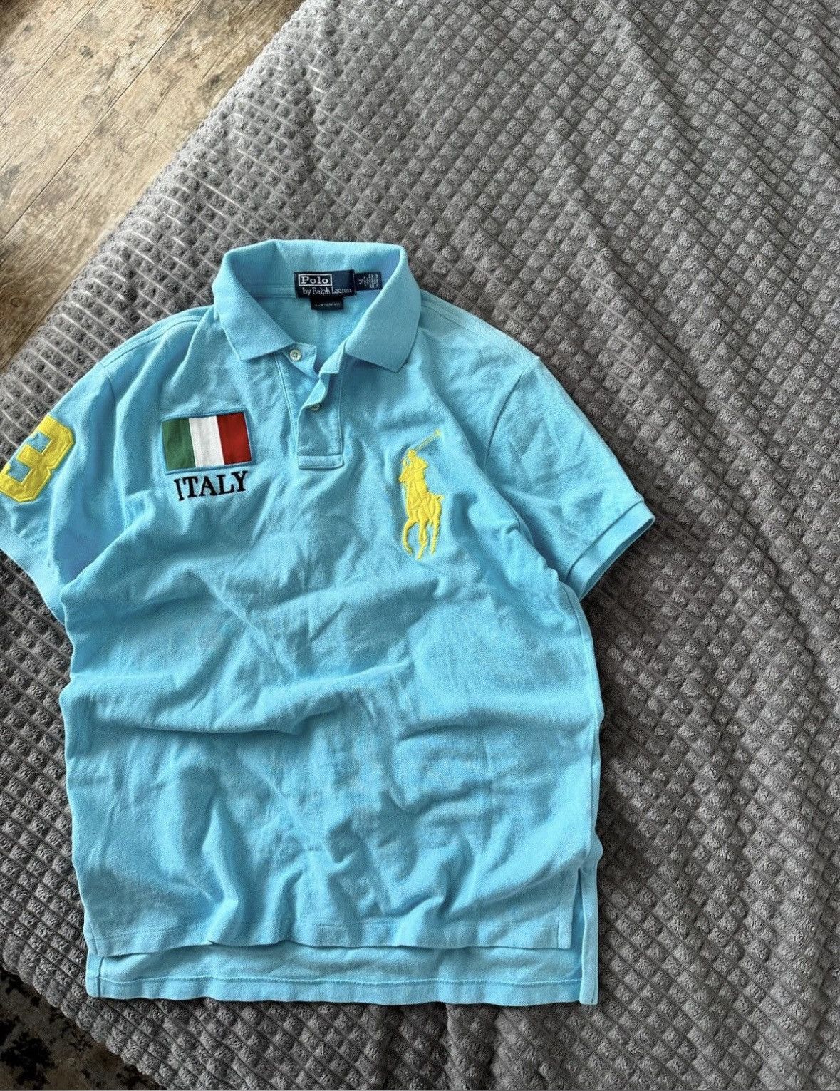 Other Vintage polo Ralph Lauren Italy 3 blue logo size M Size US M / EU 48-50 / 2 - 3 Thumbnail